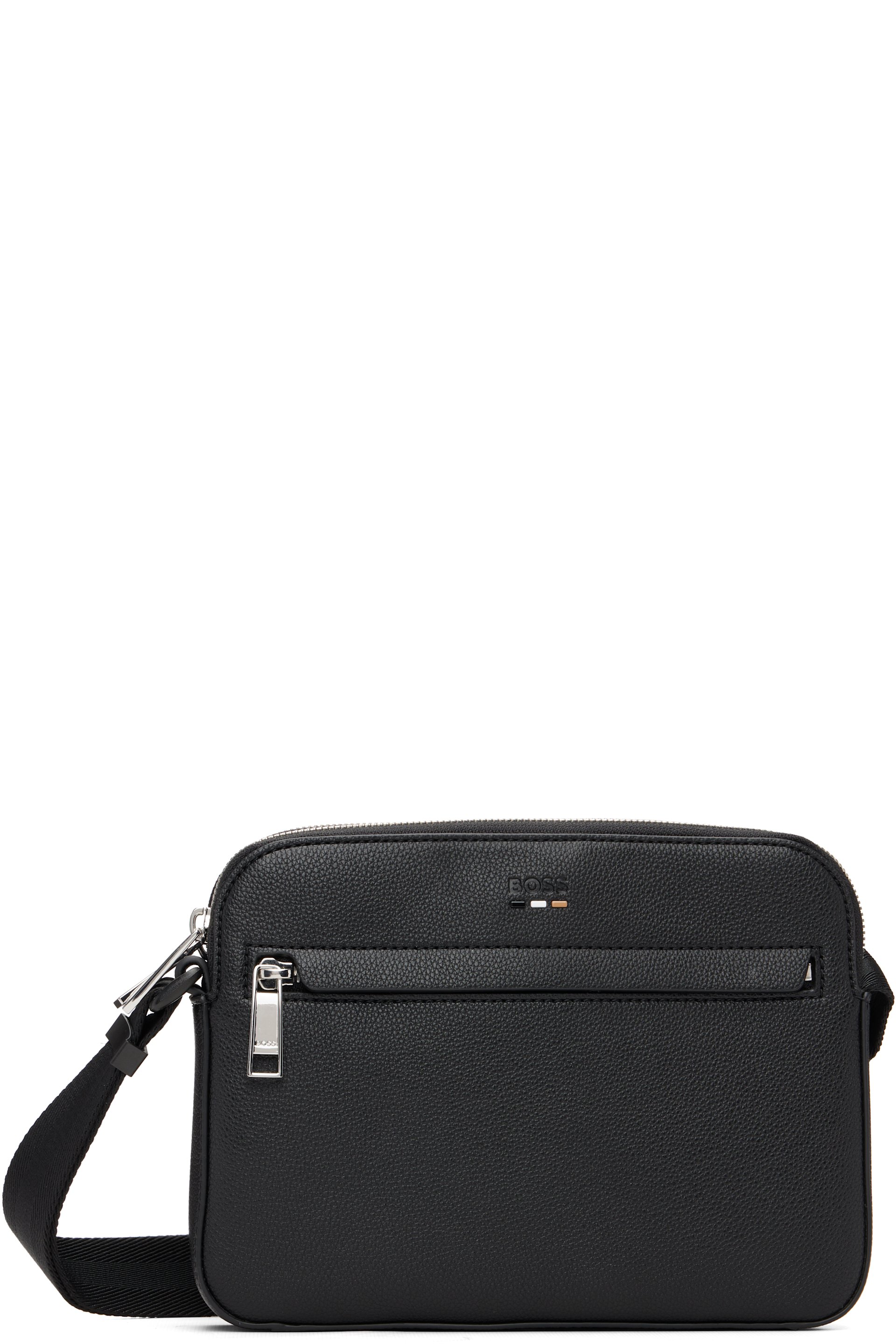 BOSS - Black Embossed-Logo Bag