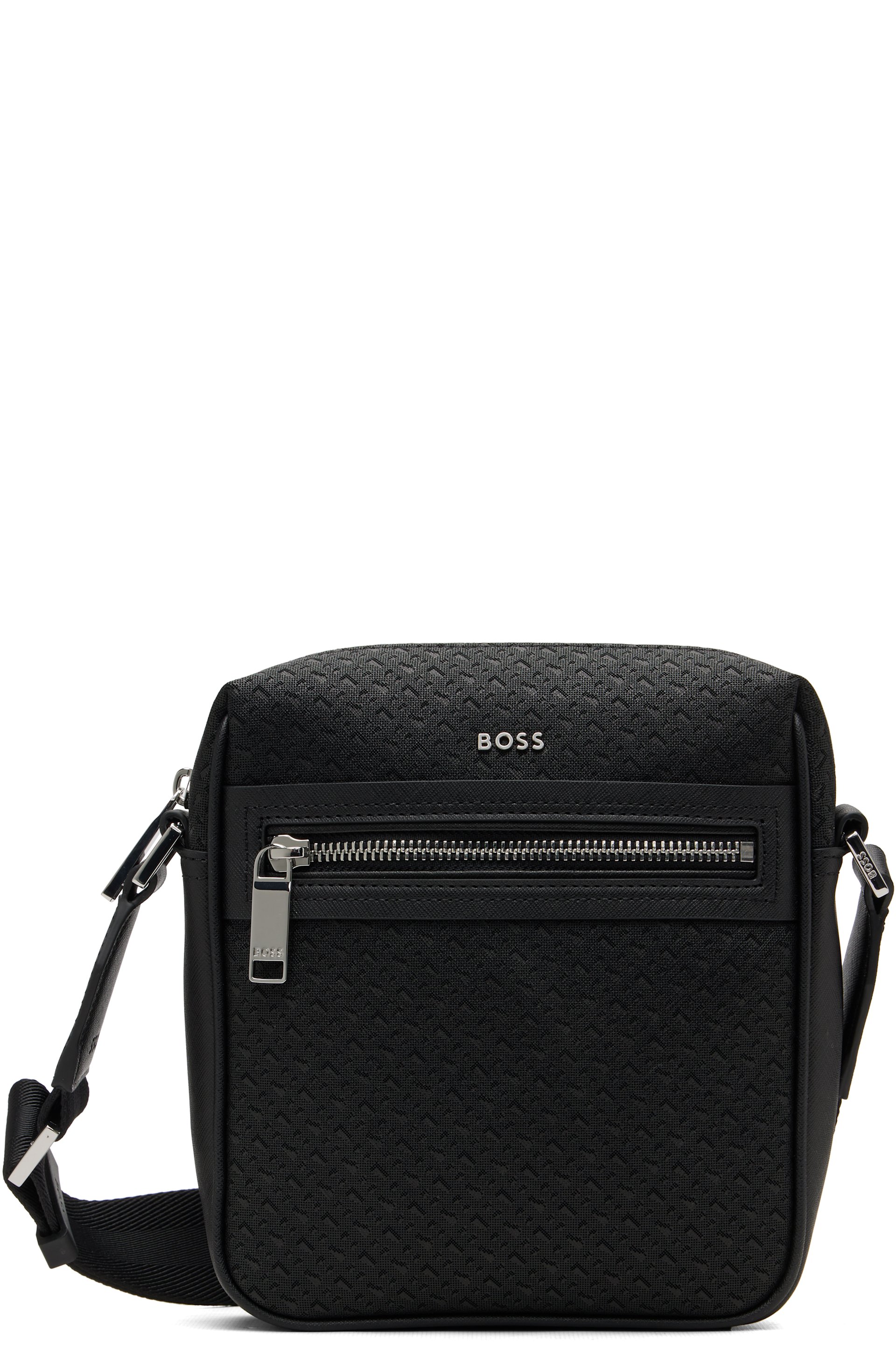 BOSS - Black Regenerated Leather Pouch