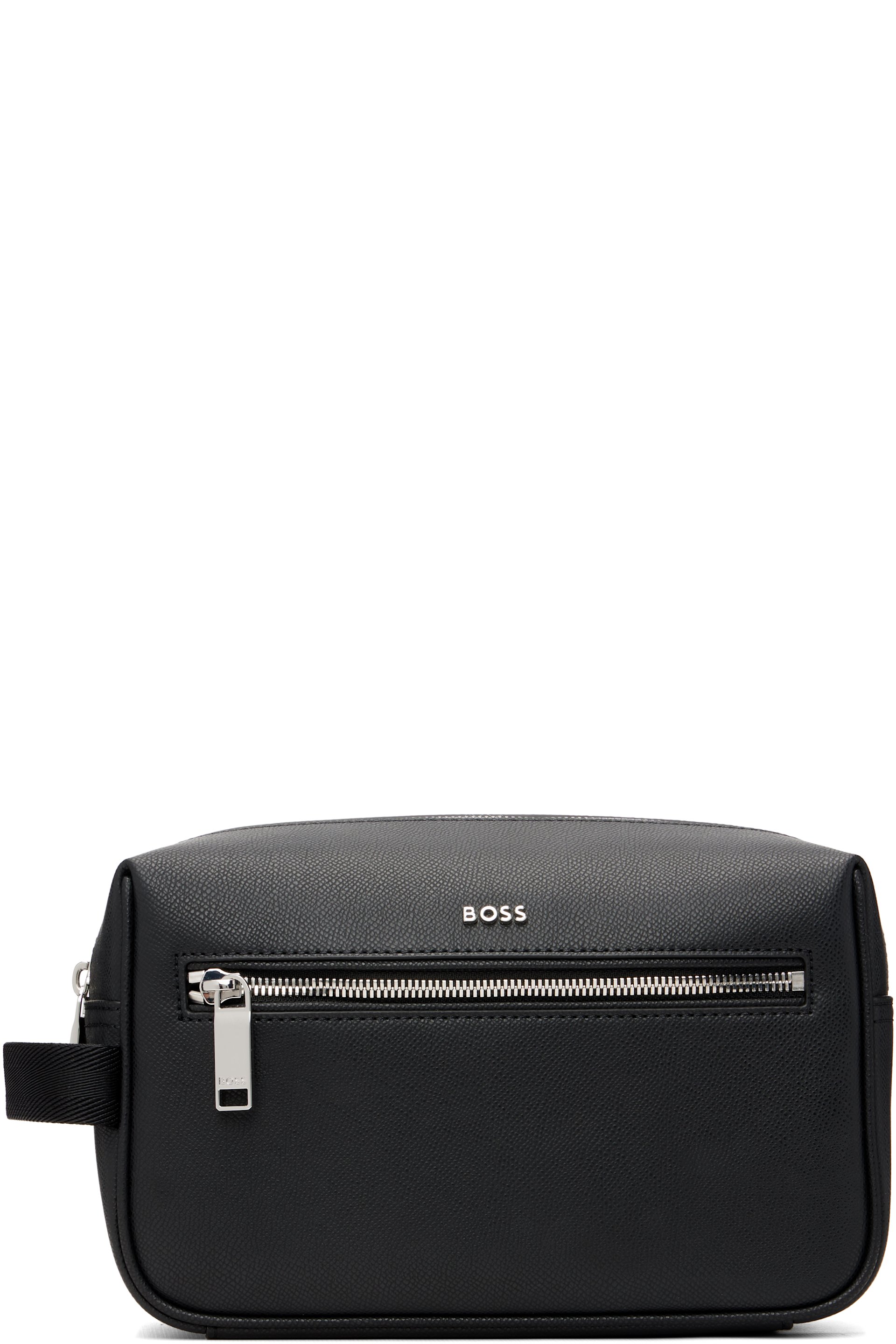 Boss - Pochette noire à ferrures à logo