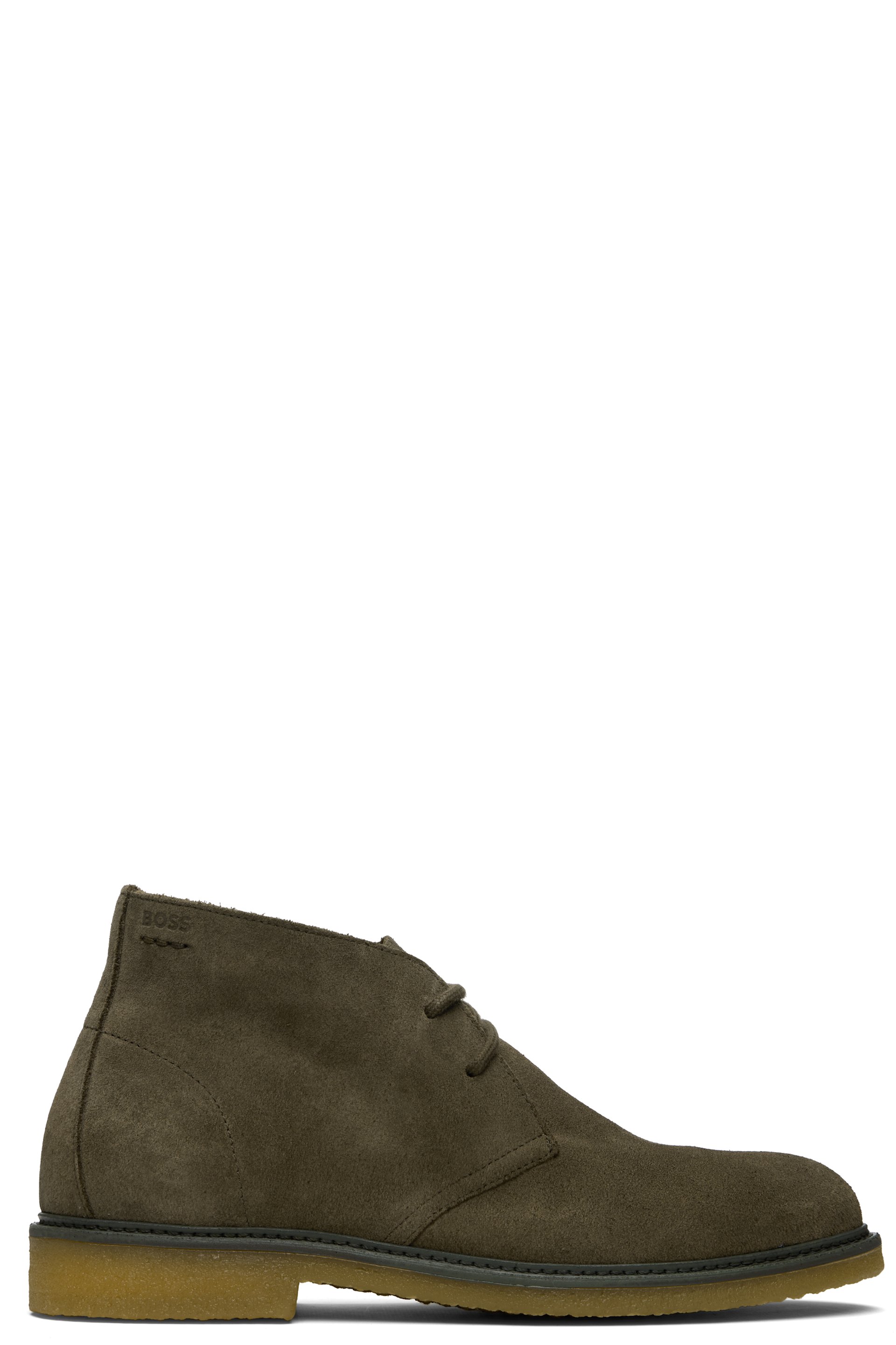 BOSS - Khaki Suede Desert Boots