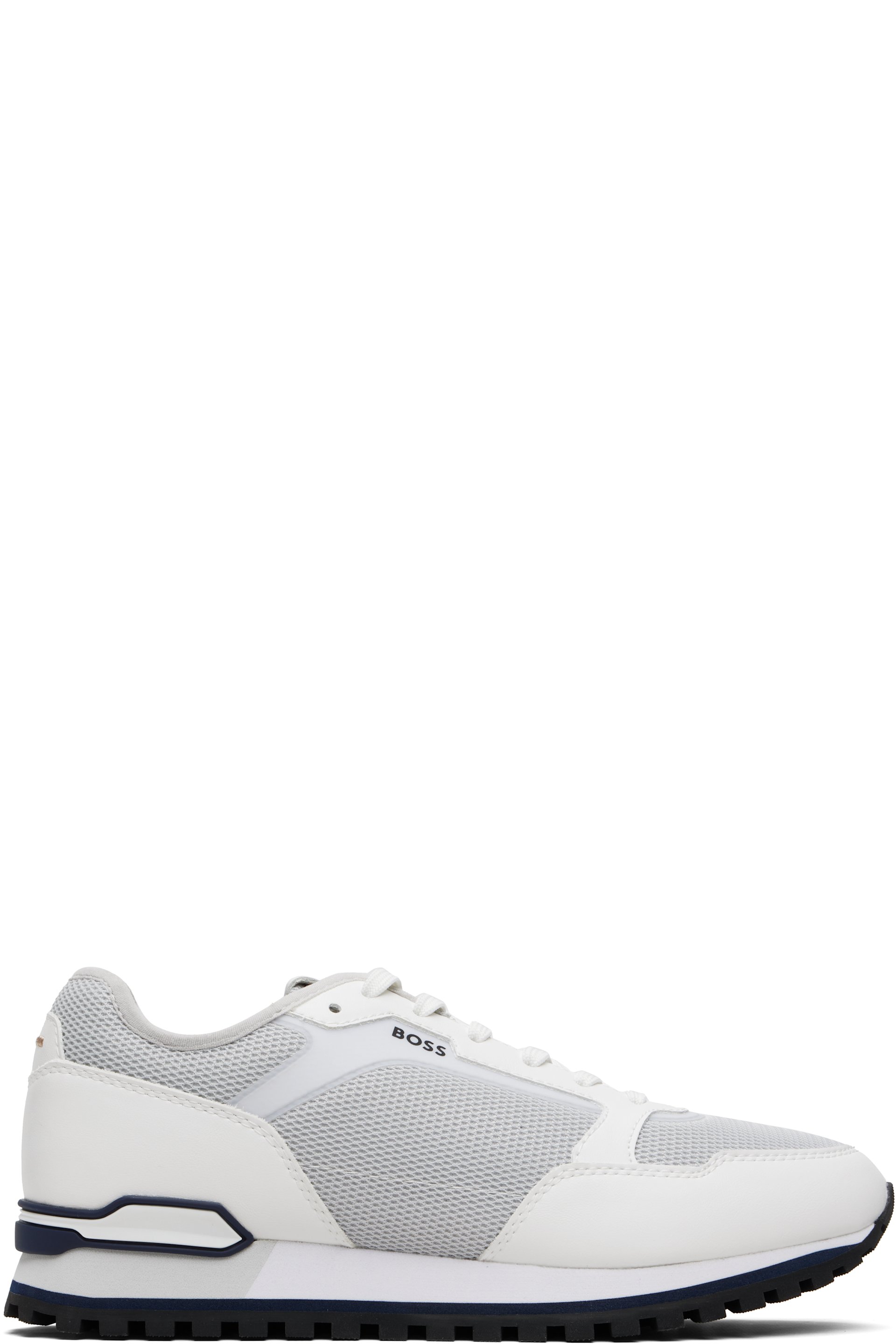 Boss - Baskets Running-Inspired gris et blanc