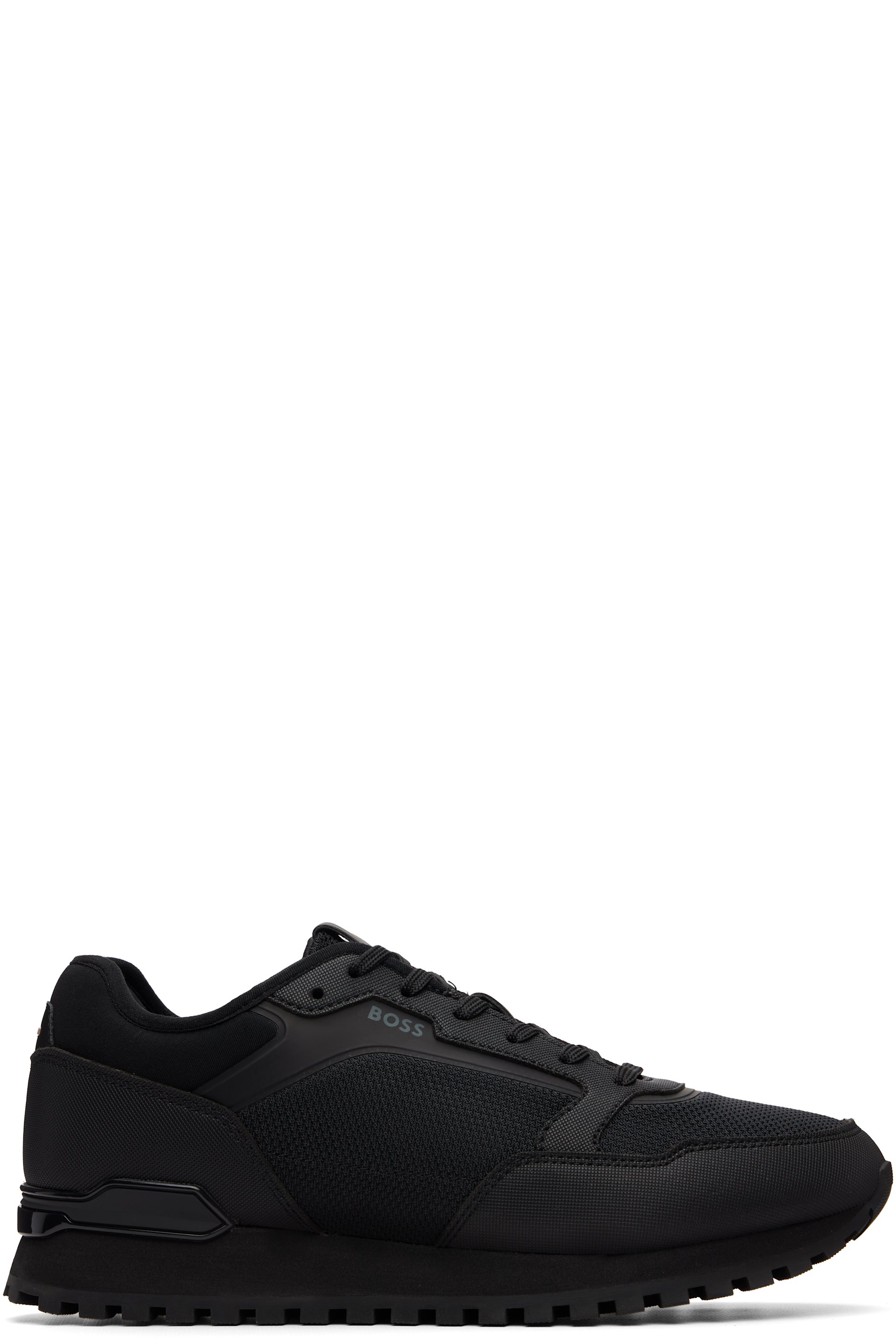 Boss - Baskets noires en canevas