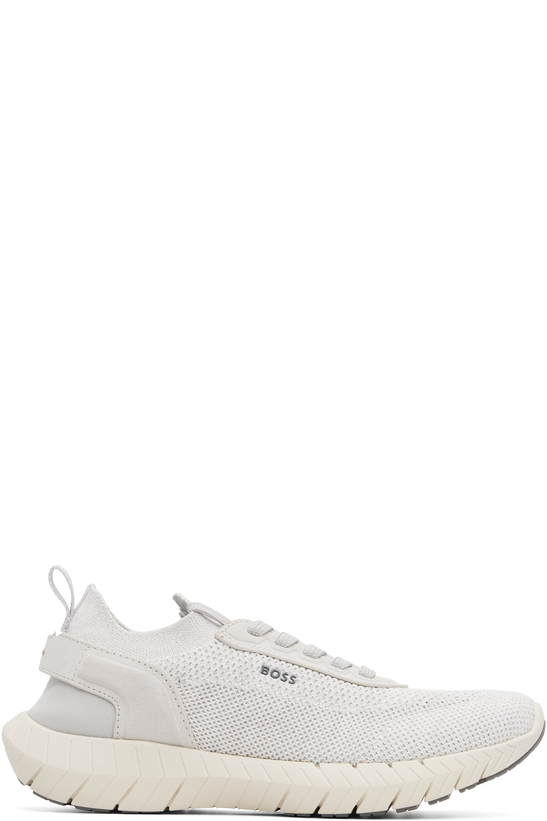 Boss - Baskets BOSS-MOTION blanc cassé