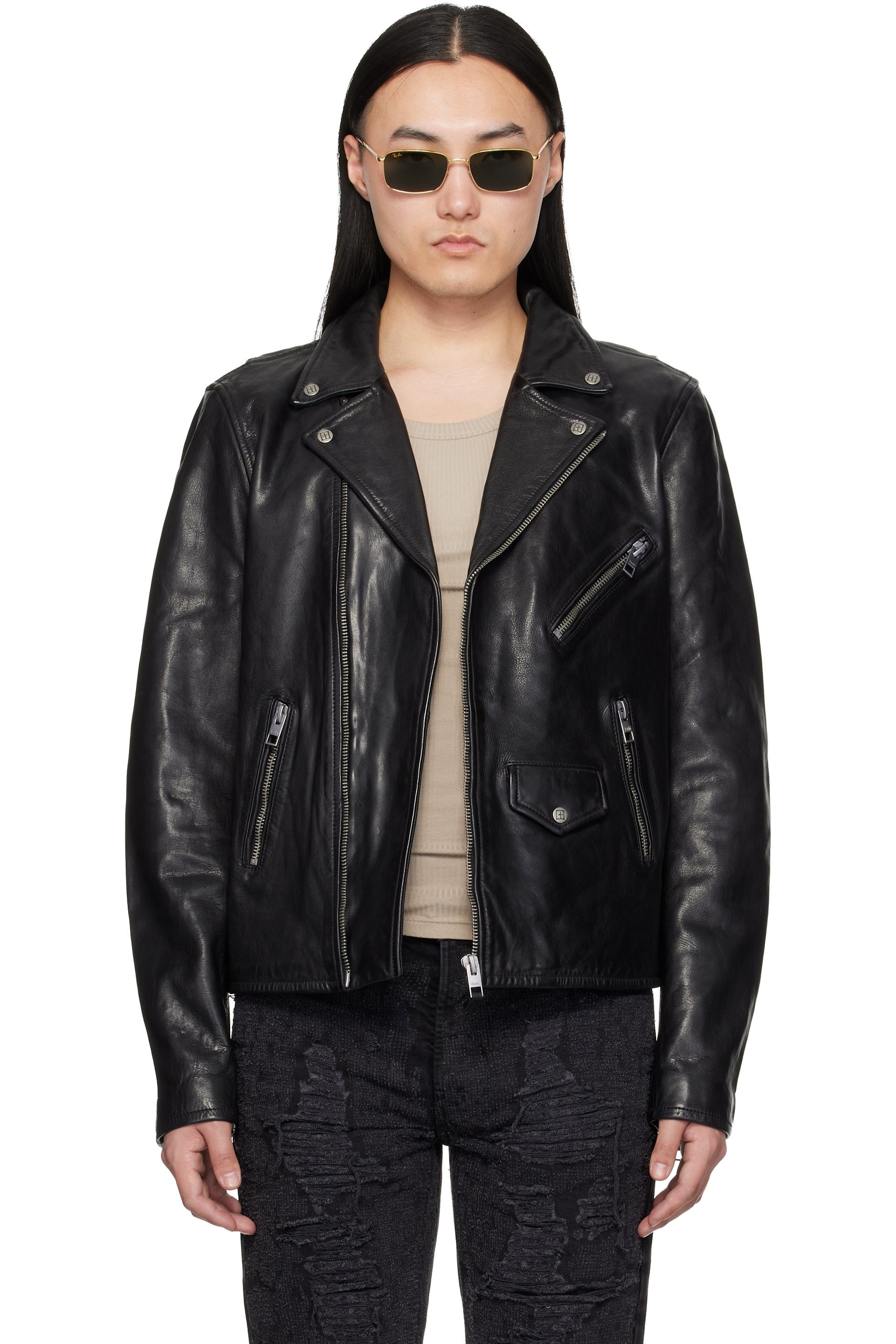 Ksubi - Black Capitol Leather Jacket