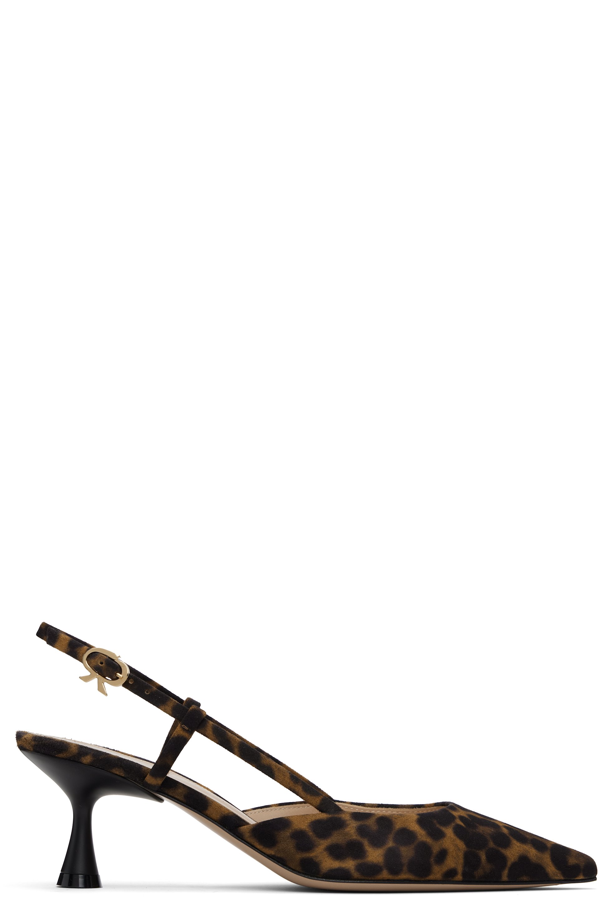 Gianvito Rossi - Chaussures à talon Ascent 55 brunes