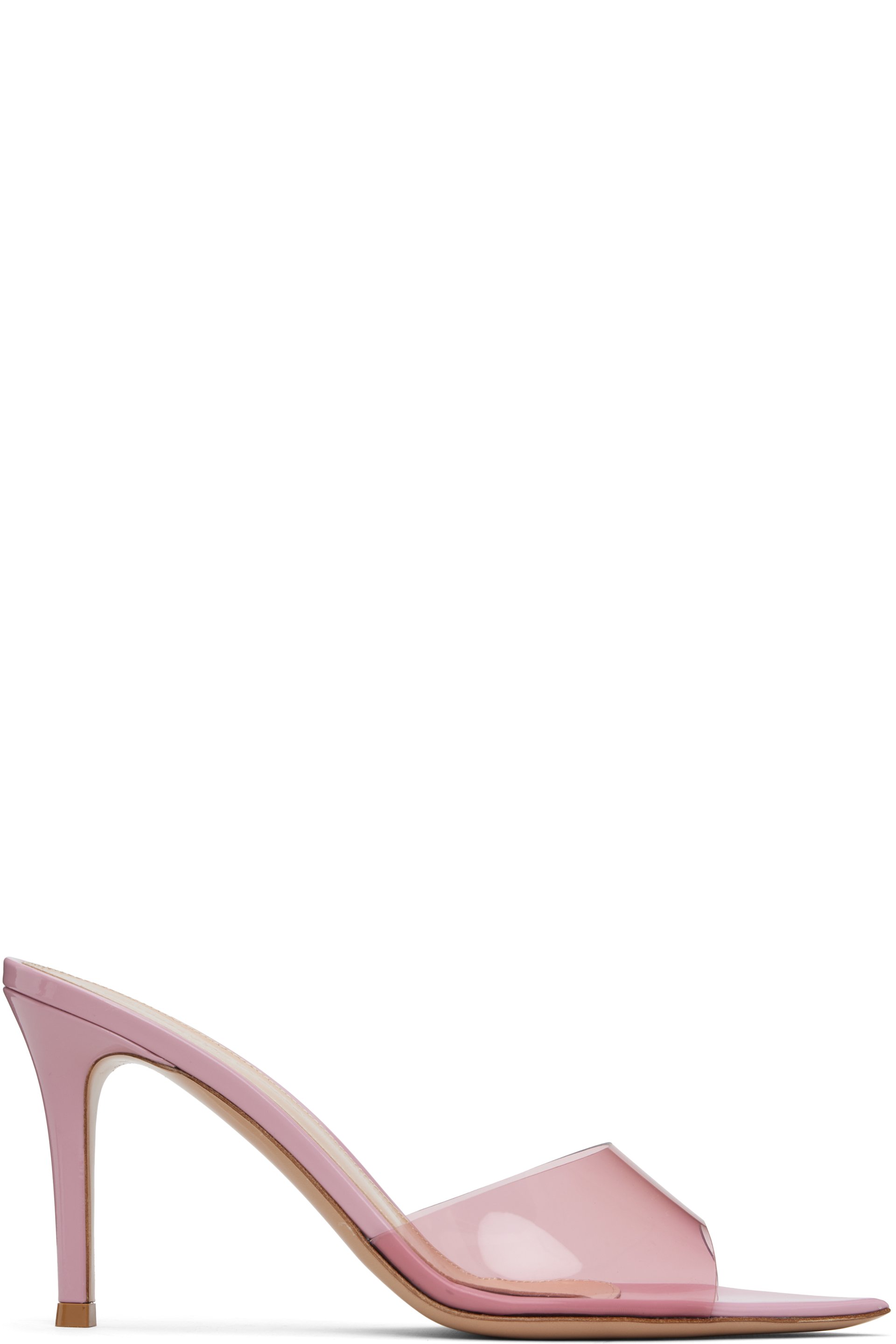 Gianvito Rossi - Sandales à talon Elle 85 roses