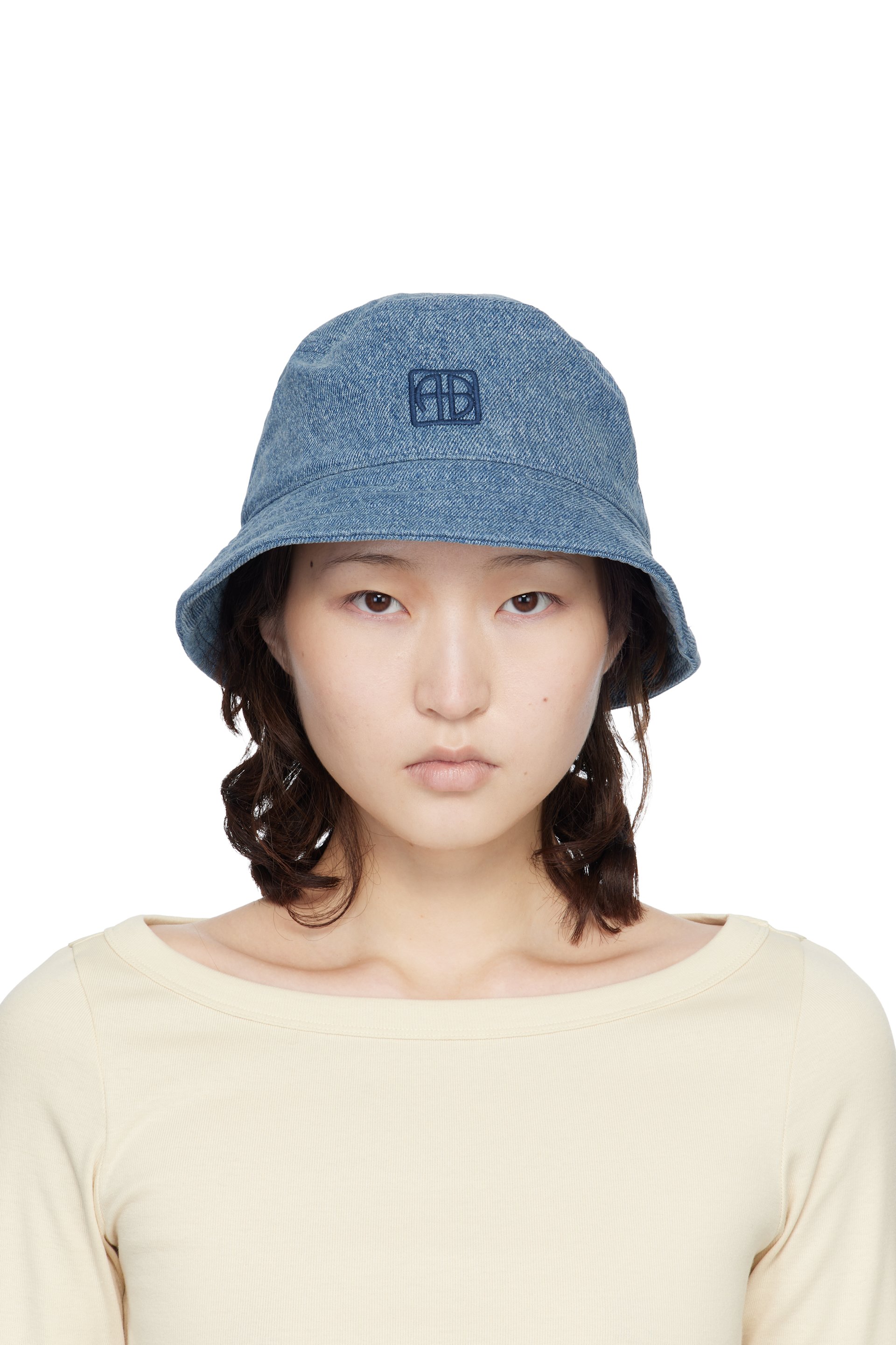 ANINE BING - Chapeau bob Nicks bleu
