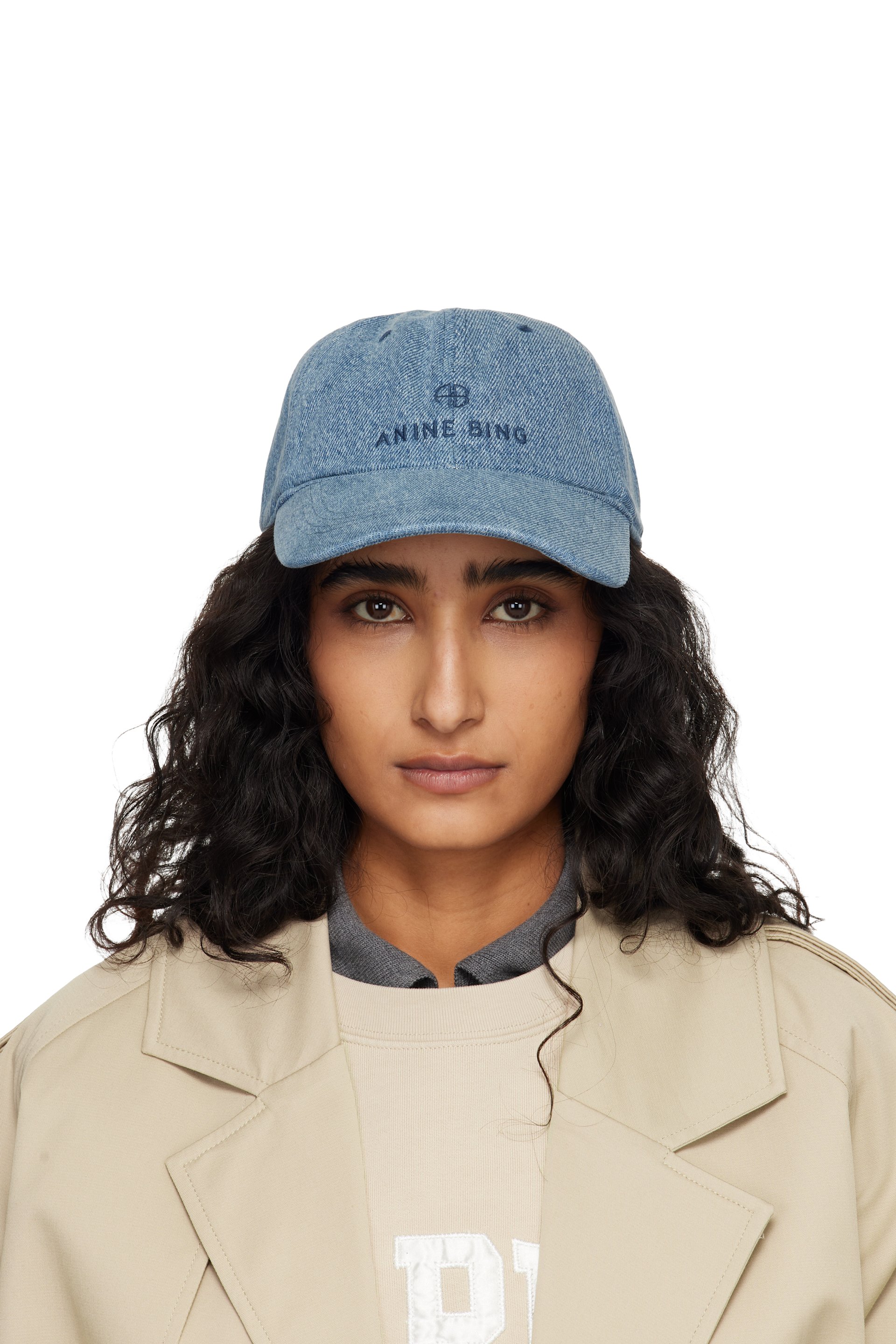 ANINE BING - Blue Jeremy Baseball Cap