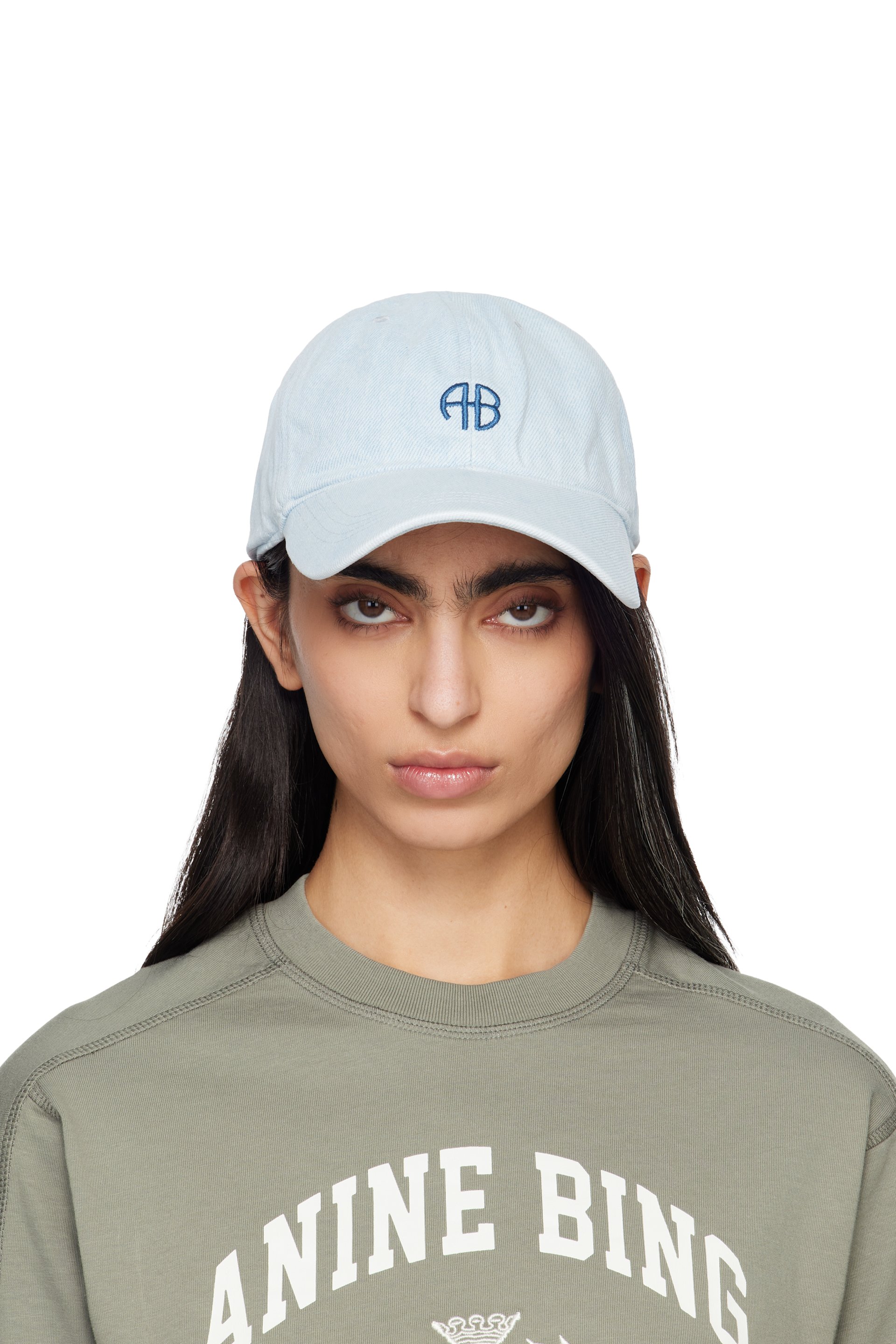 ANINE BING - Blue Jeremy Baseball Cap