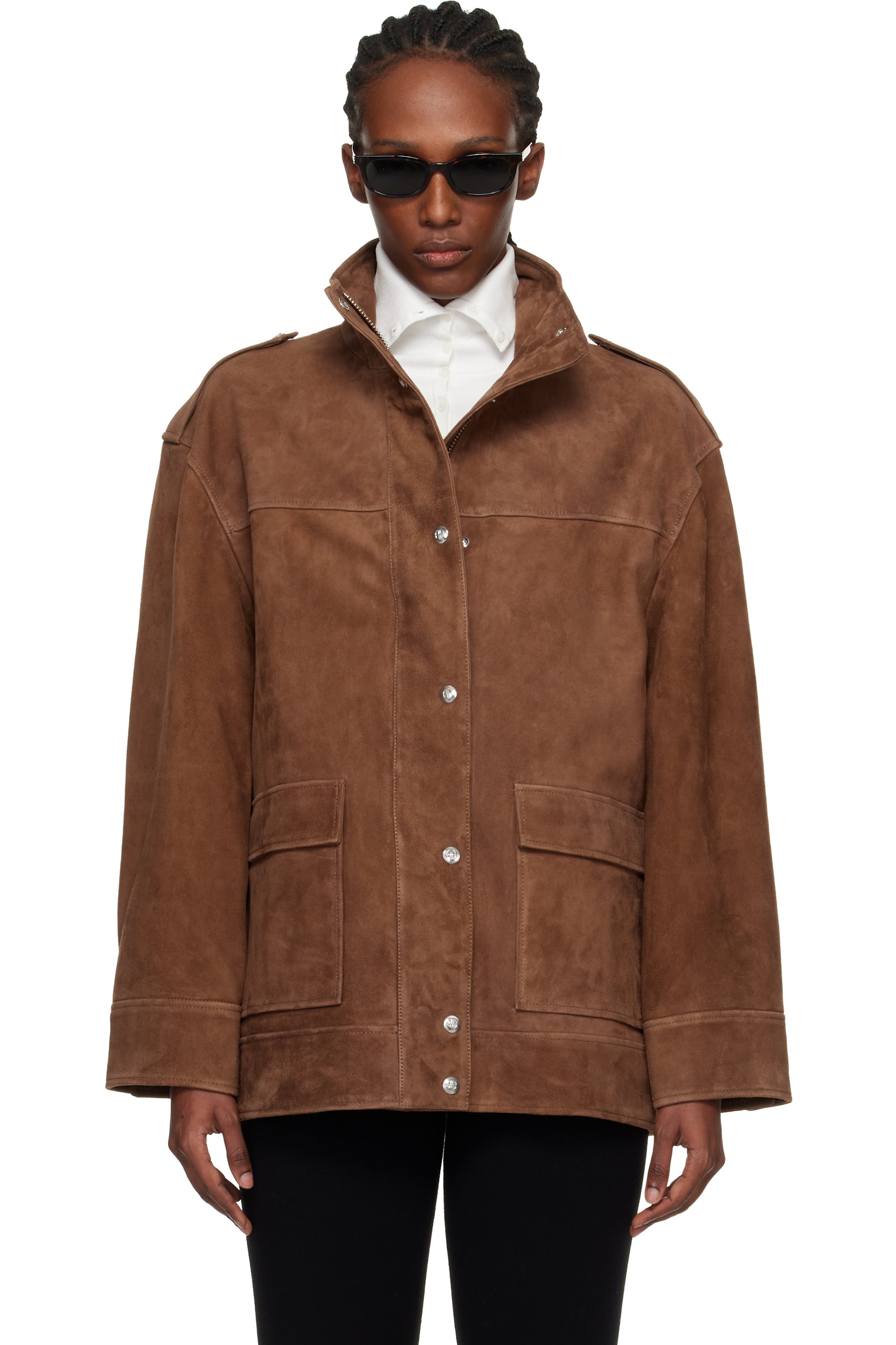 ANINE BING - Tan Roux Suede Jacket