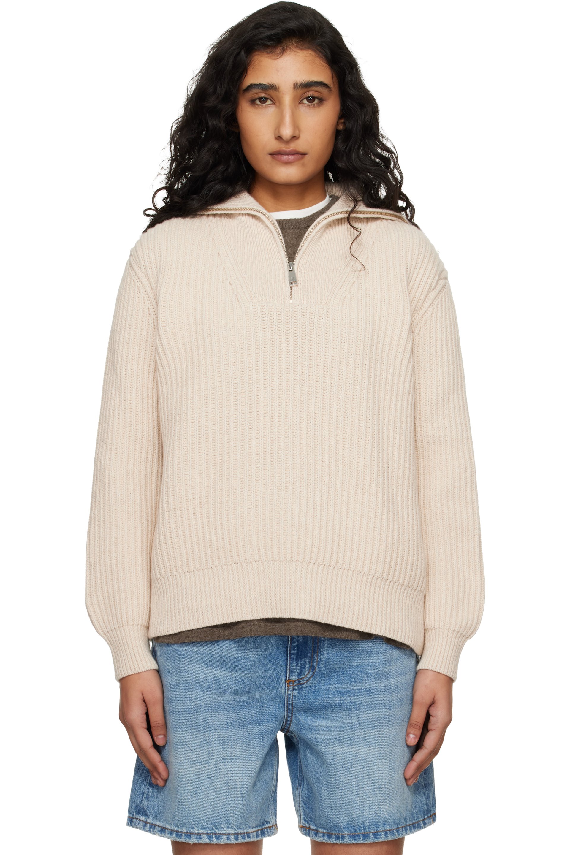 ANINE BING - Pull Sammy beige