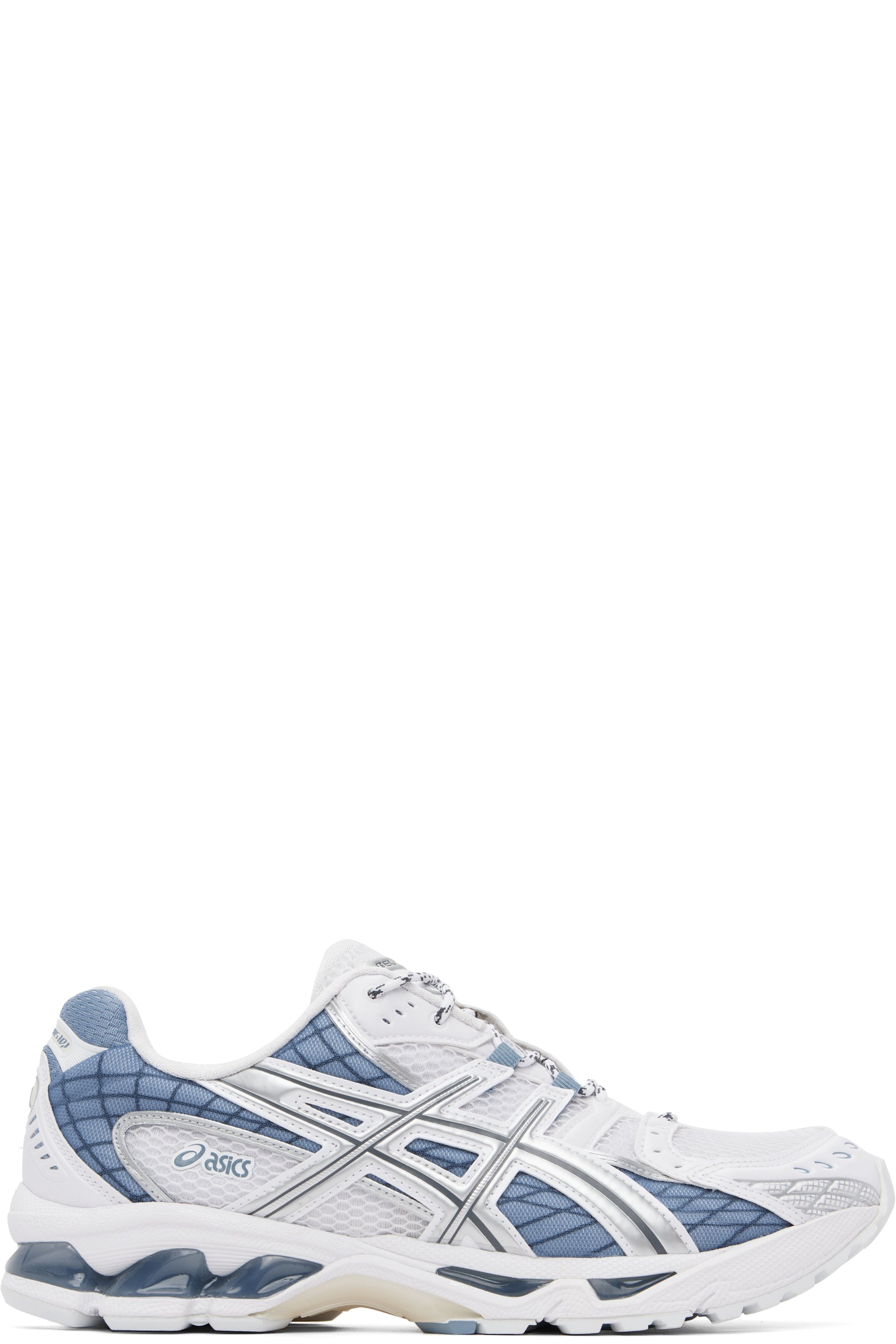 ASICS - White & Blue Gel-Nimbus 10.1 Sneakers