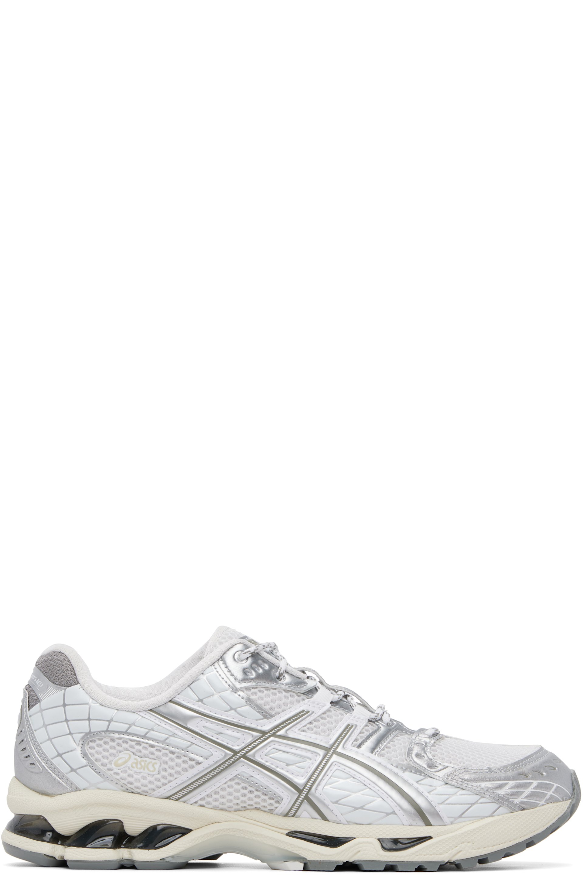 ASICS - White & Gray Gel-Nimbus 10.1 Sneakers