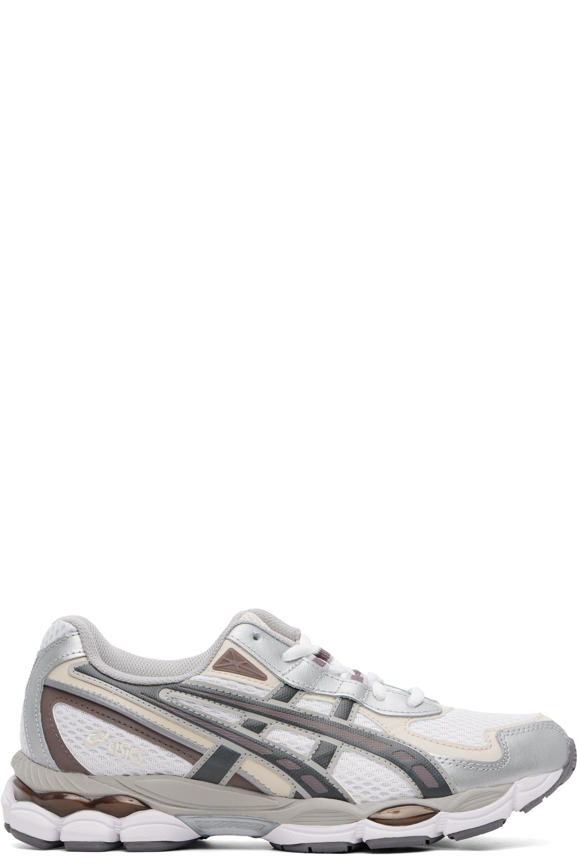 ASICS - White & Brown Gel-NYC 2055 Sneakers