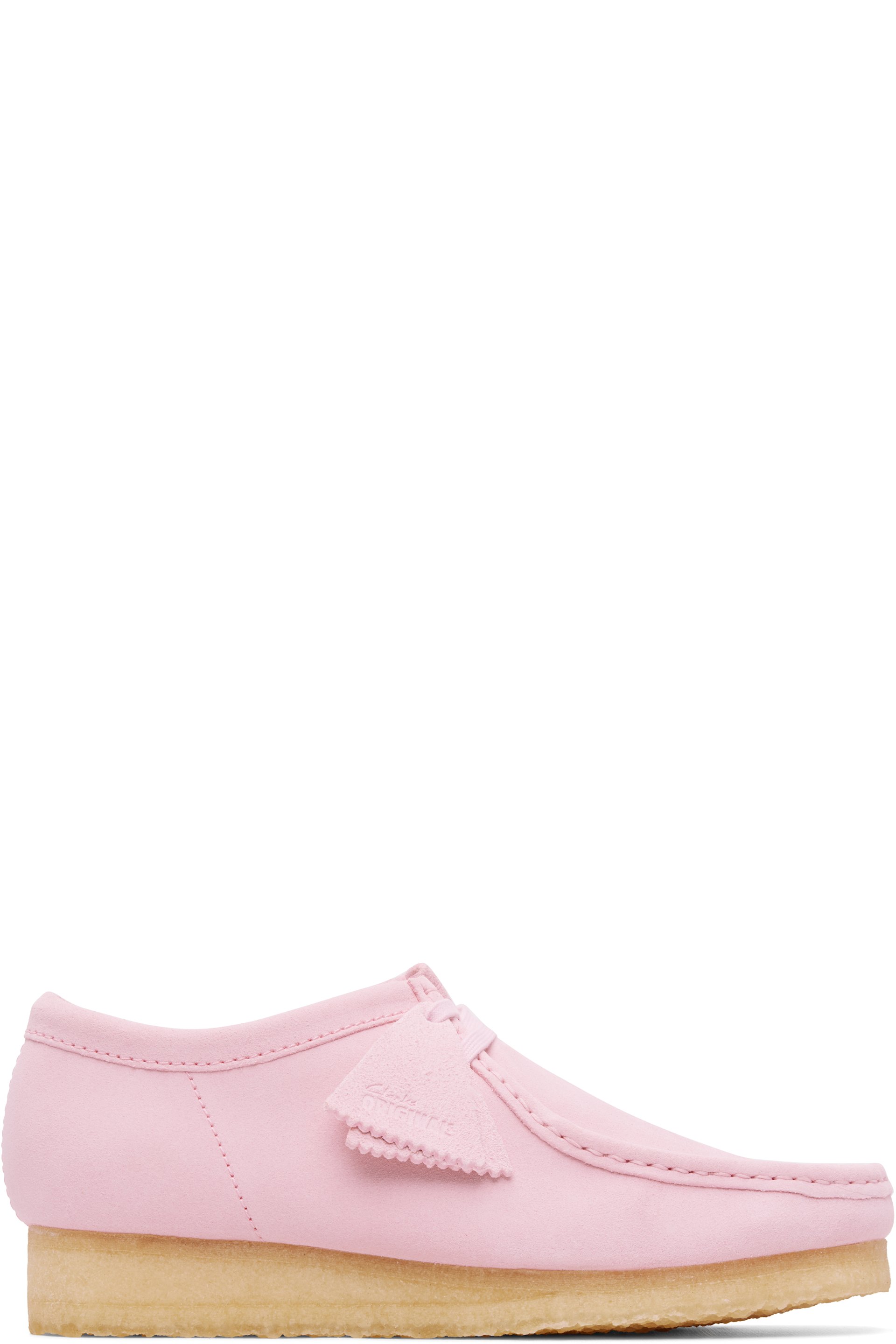 Clarks Originals - Pink Wallabee Derbys