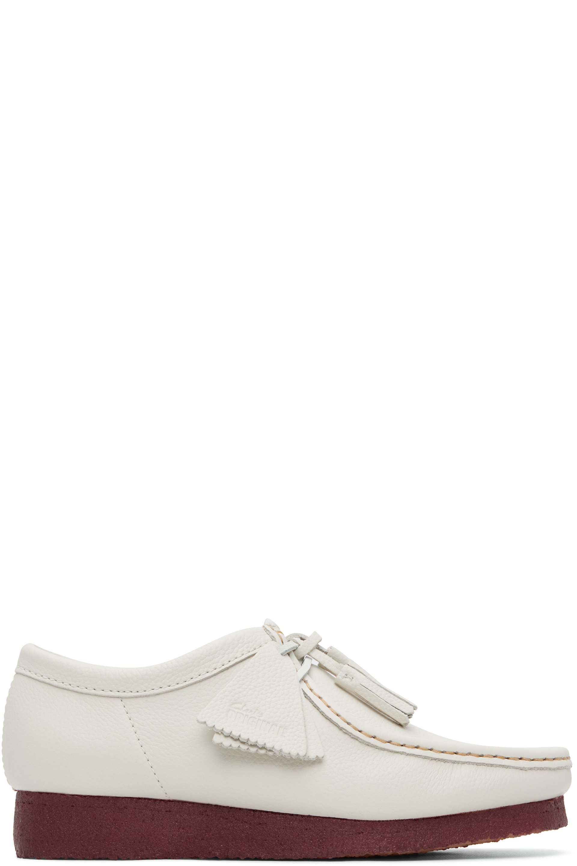 Clarks Originals - White Wallabee Derbys