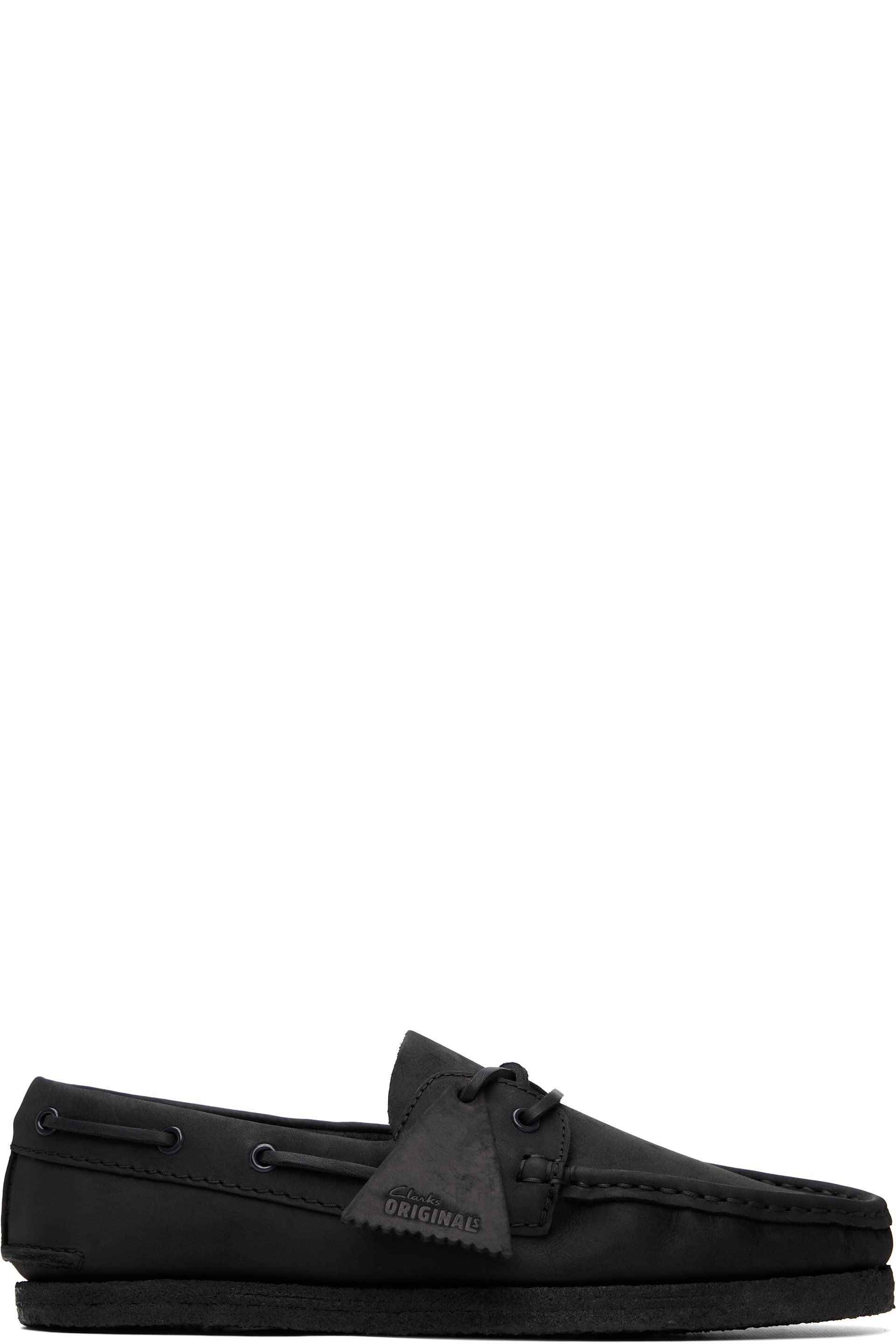 Clarks Originals - Black Godney Boat Shoes