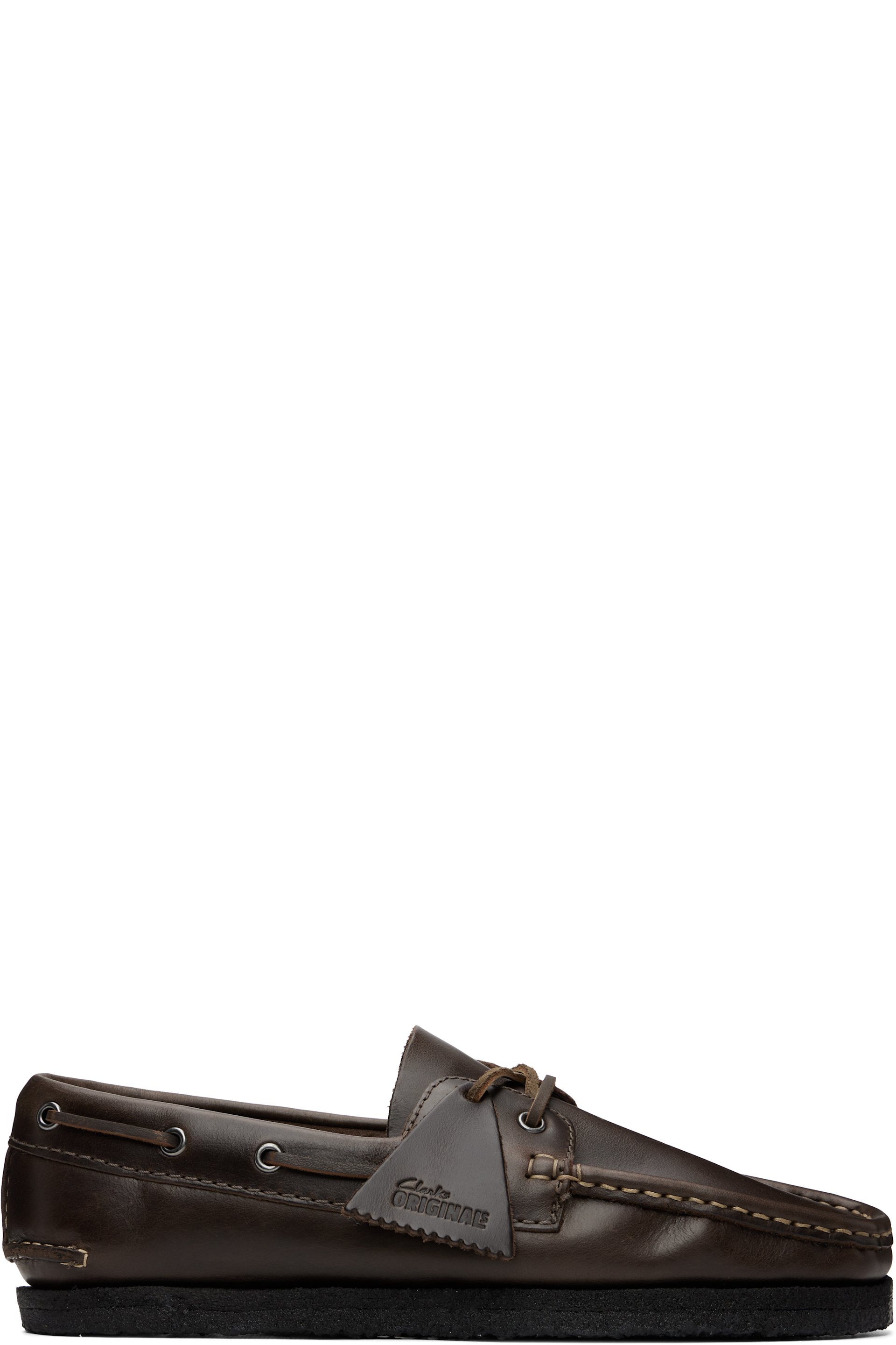 Clarks Originals - Brown Godney Boat Shoes