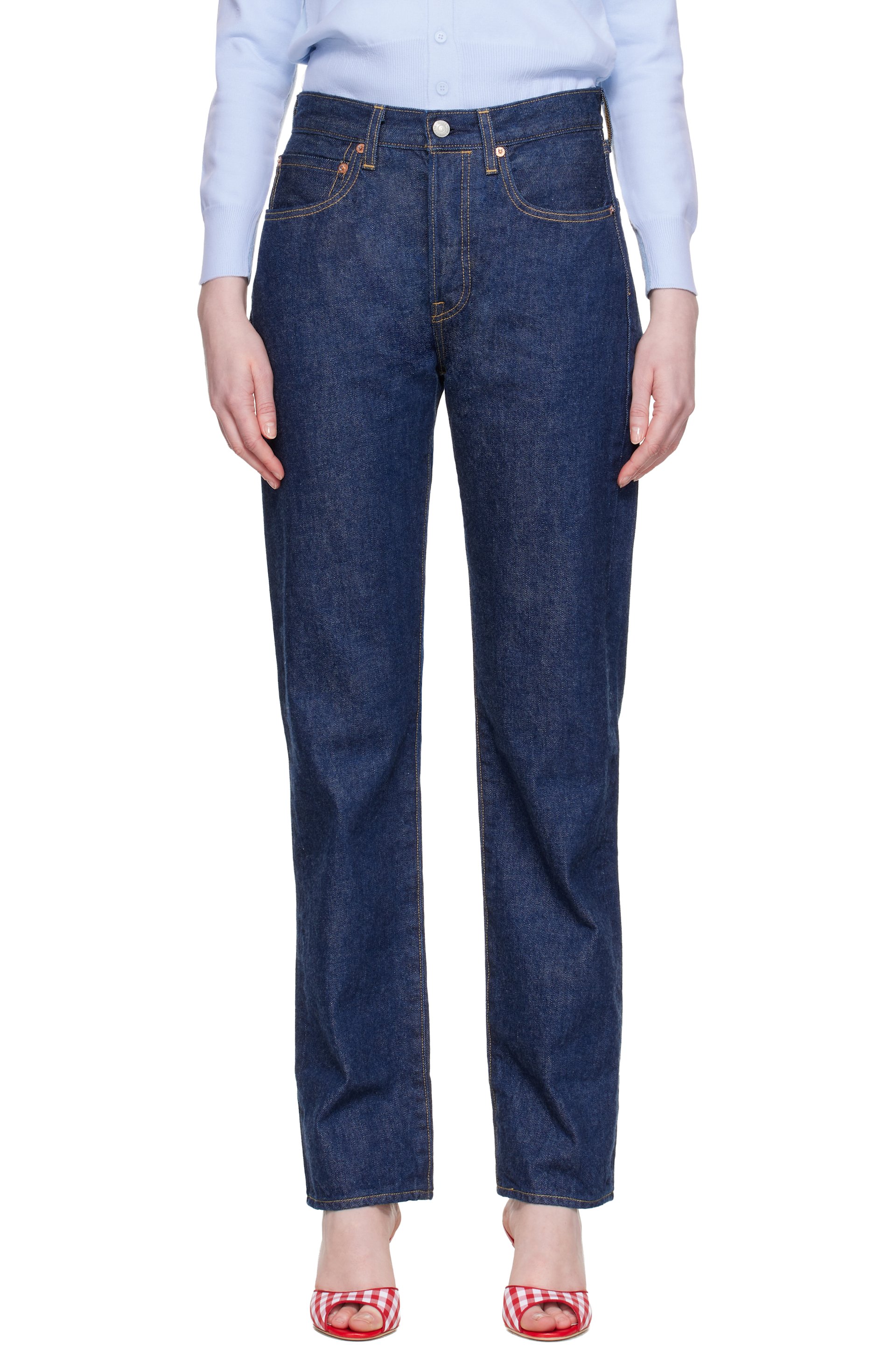 Levi's - Jean 70s 501 bleu marine