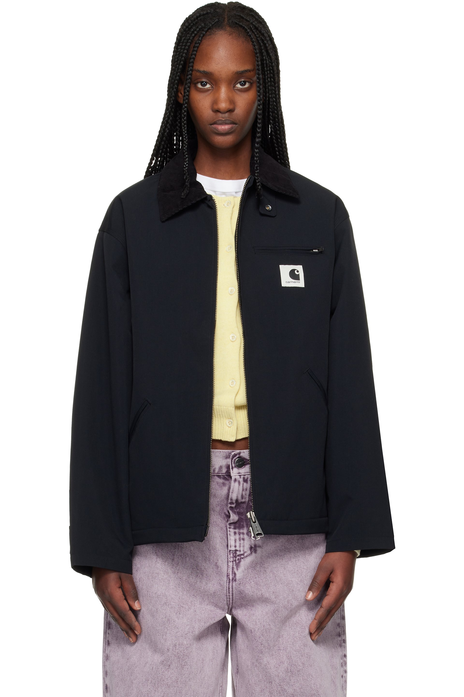 Carhartt Work In Progress: ブラック Clark ジャケット | SSENSE 日本