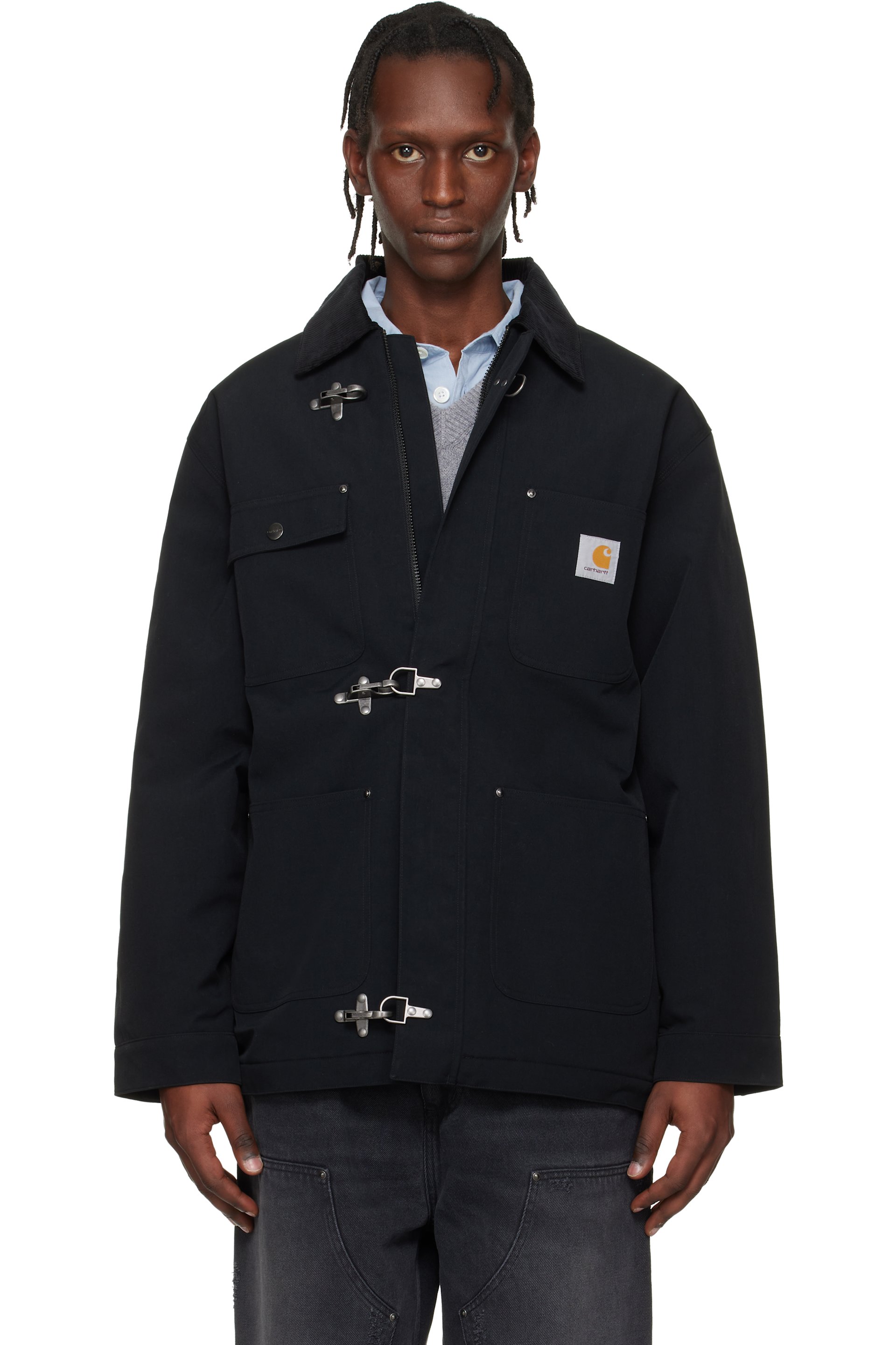 Carhartt Work In Progress - Black Adair Coat