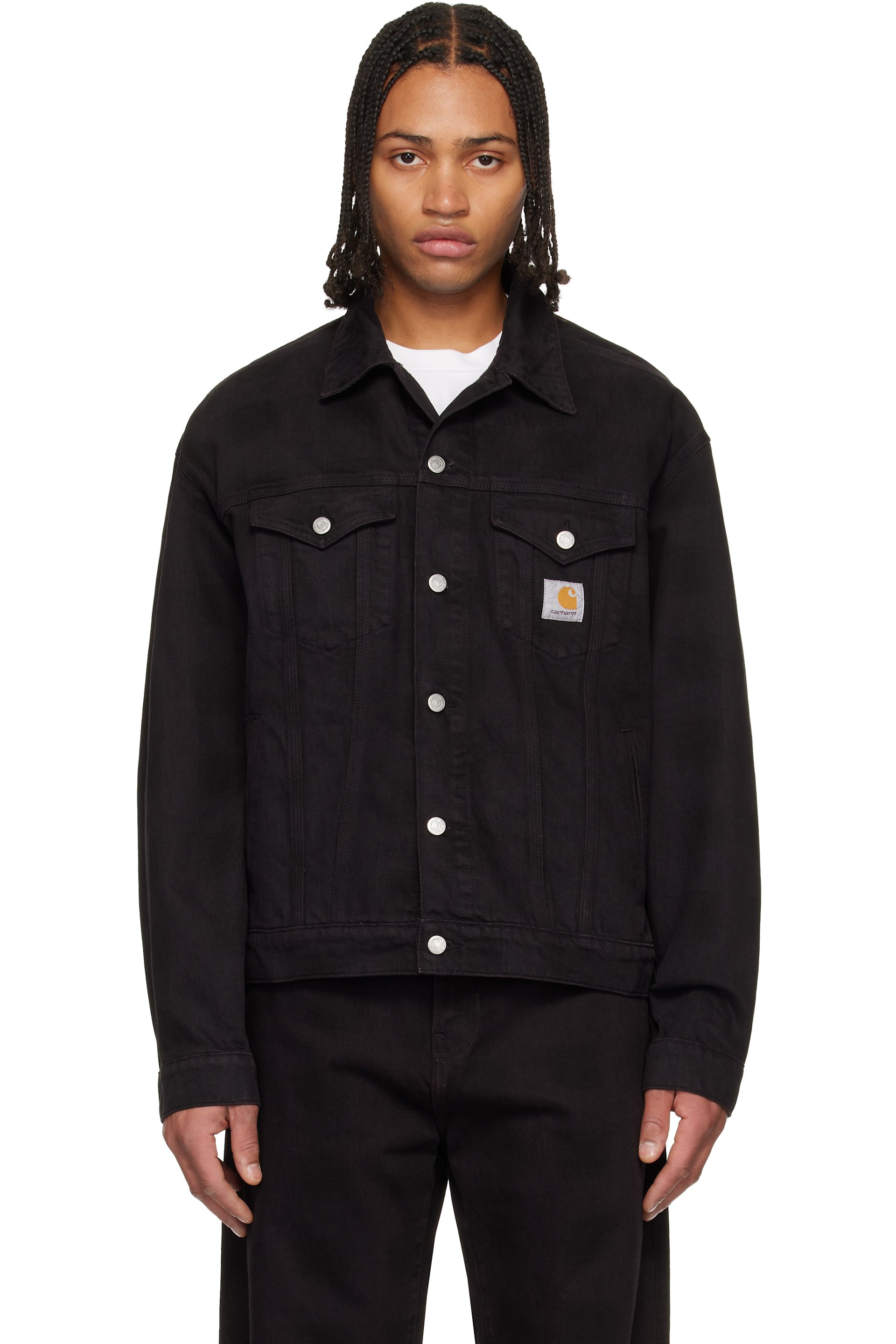 Carhartt Work In Progress - Black Everson Denim Trucker Jacket