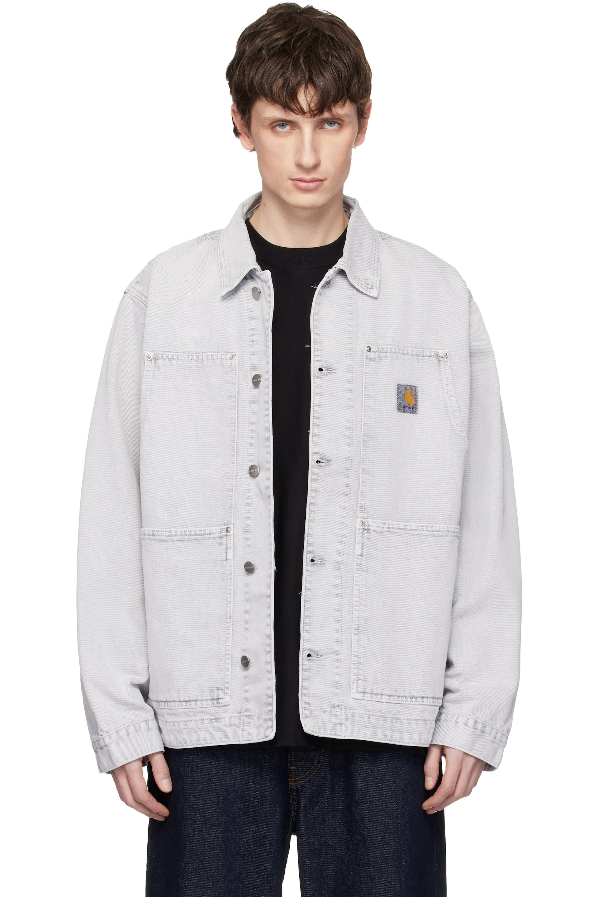 Carhartt Work In Progress - Gray OG Double Front Denim Jacket