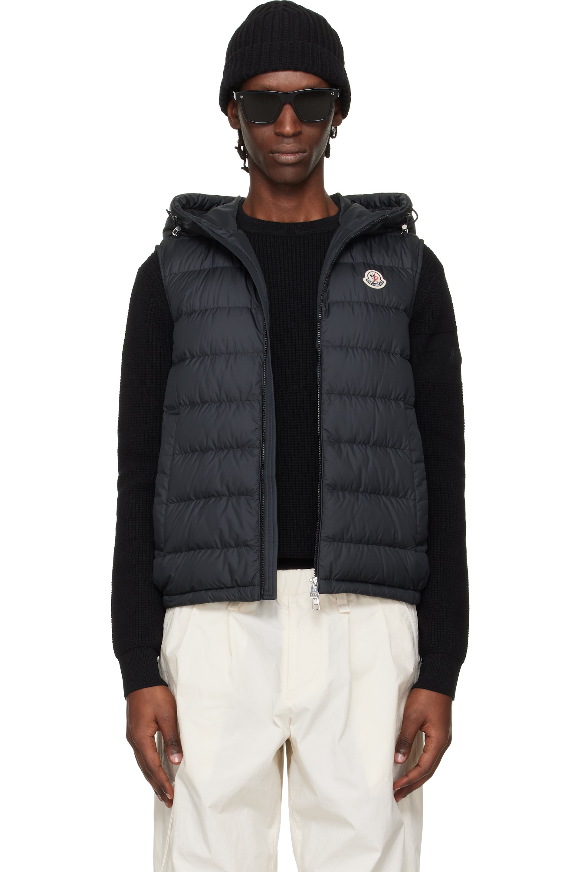 Moncler - Black Marseillan Hooded Down Vest