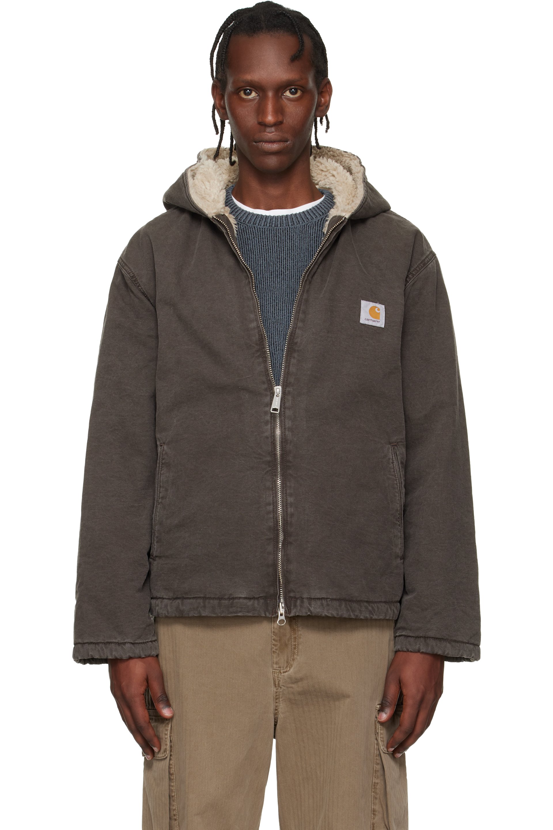 Carhartt Work In Progress: ブラック Mitch ジャケット | SSENSE 日本 Carhartt Work In Progress: ブラック Mitch ジャケット | SSENSE 日本