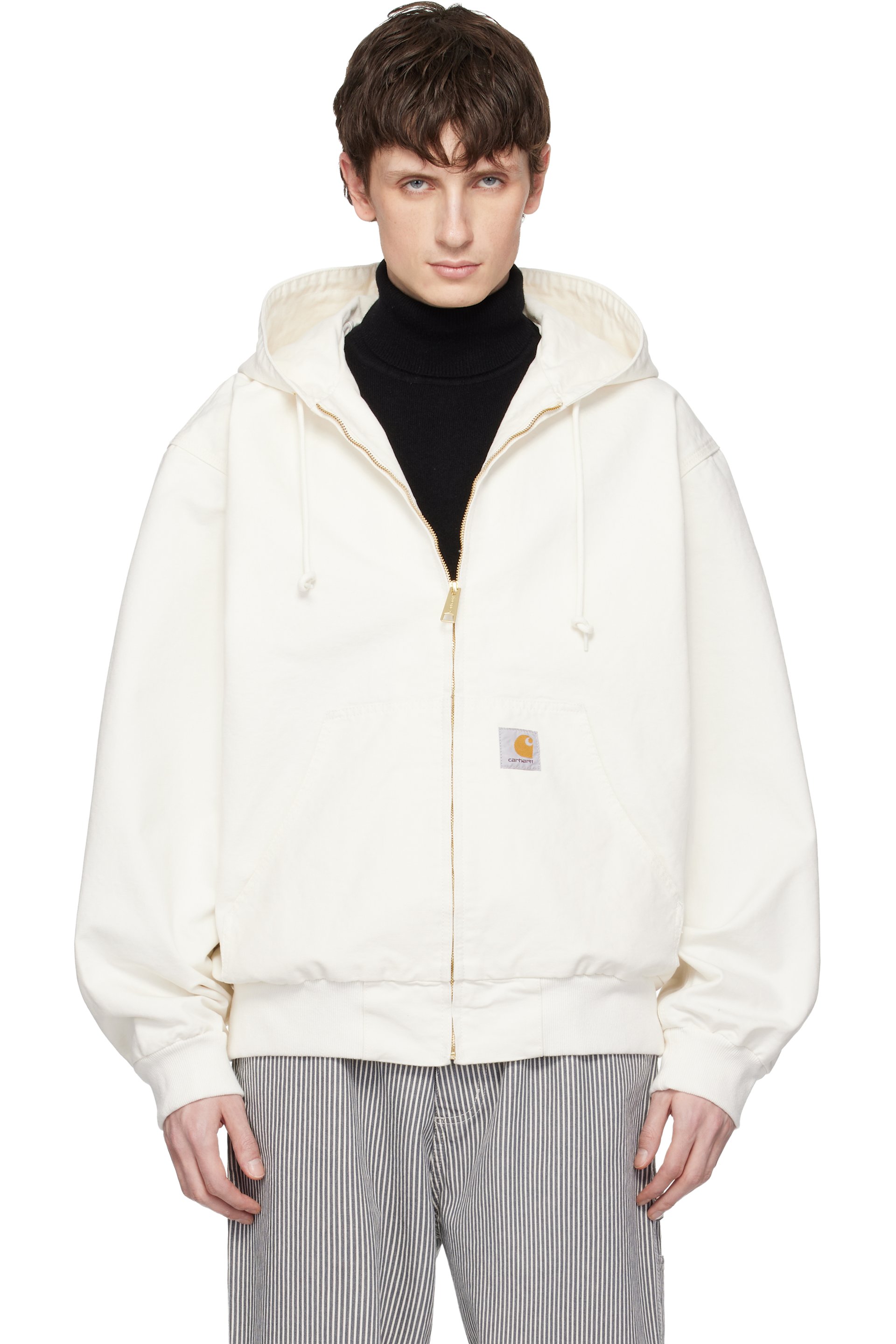 Carhartt Work In Progress: ホワイト OG Active ジャケット | SSENSE 日本