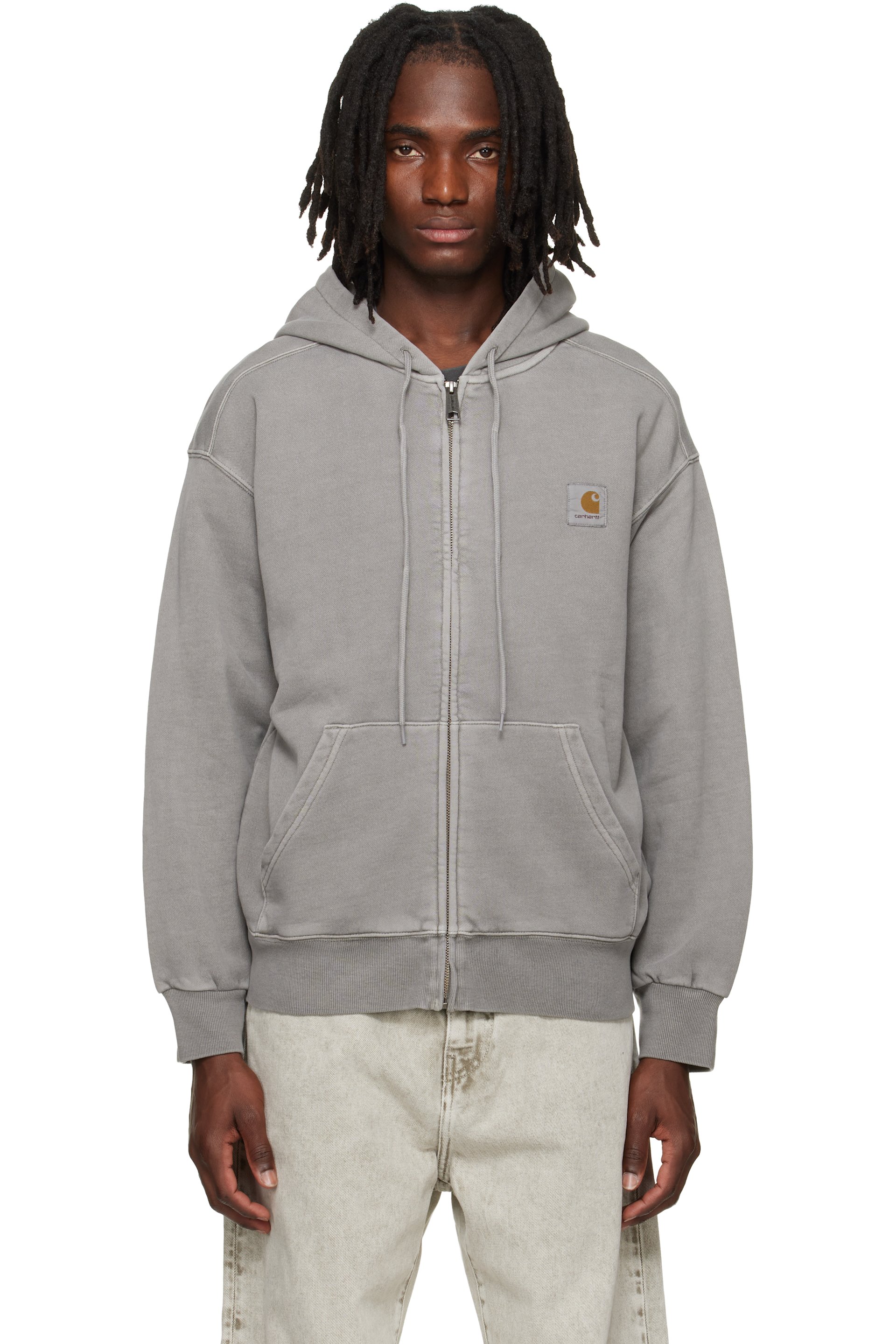 Carhartt Work In Progress - 그레이 넬슨 후디