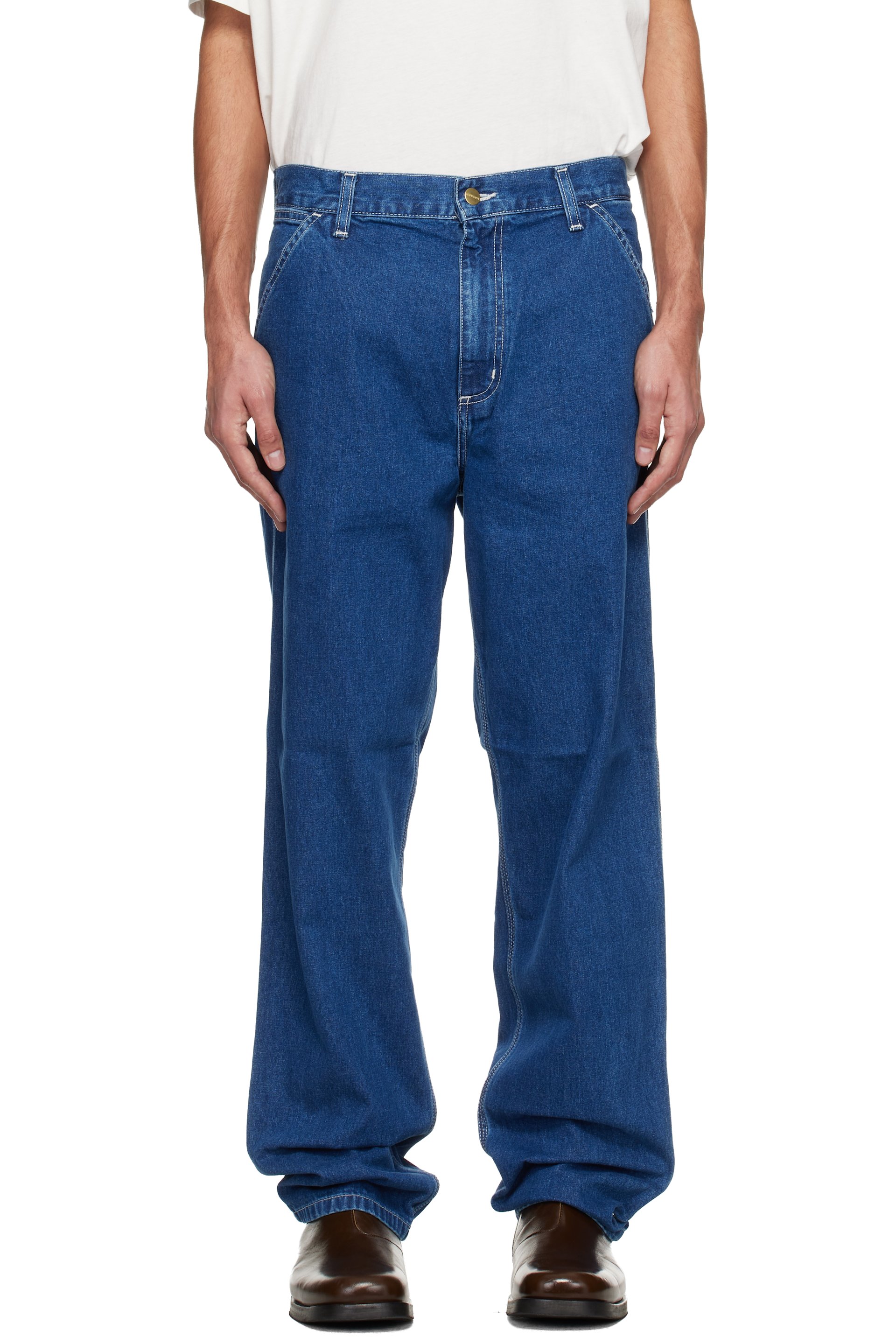 Carhartt Work In Progress - Blue Simple Pant Jeans