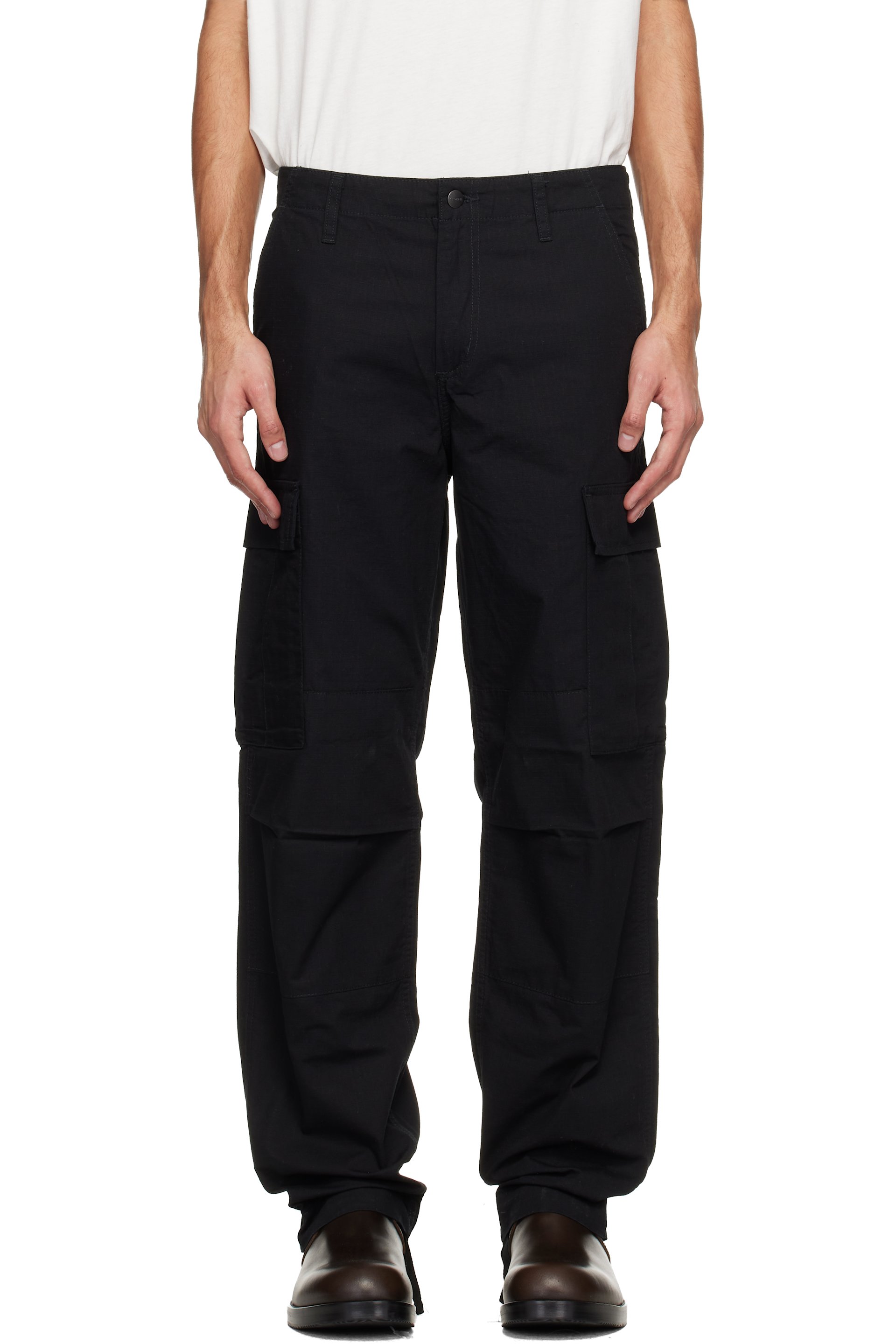 Carhartt Work In Progress - Black Regular Cargo Pants