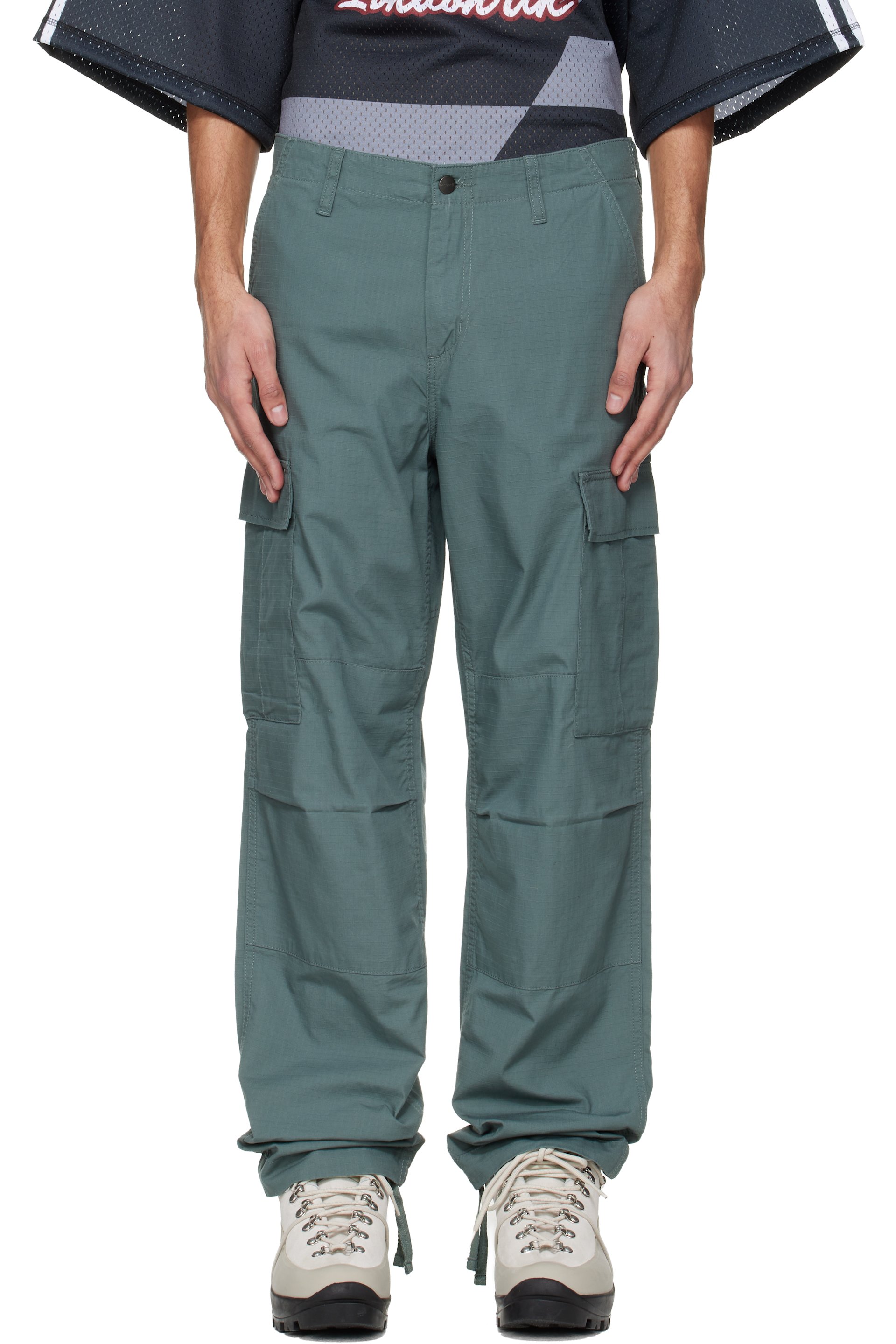 Carhartt Work In Progress - Green Regular Cargo Pants