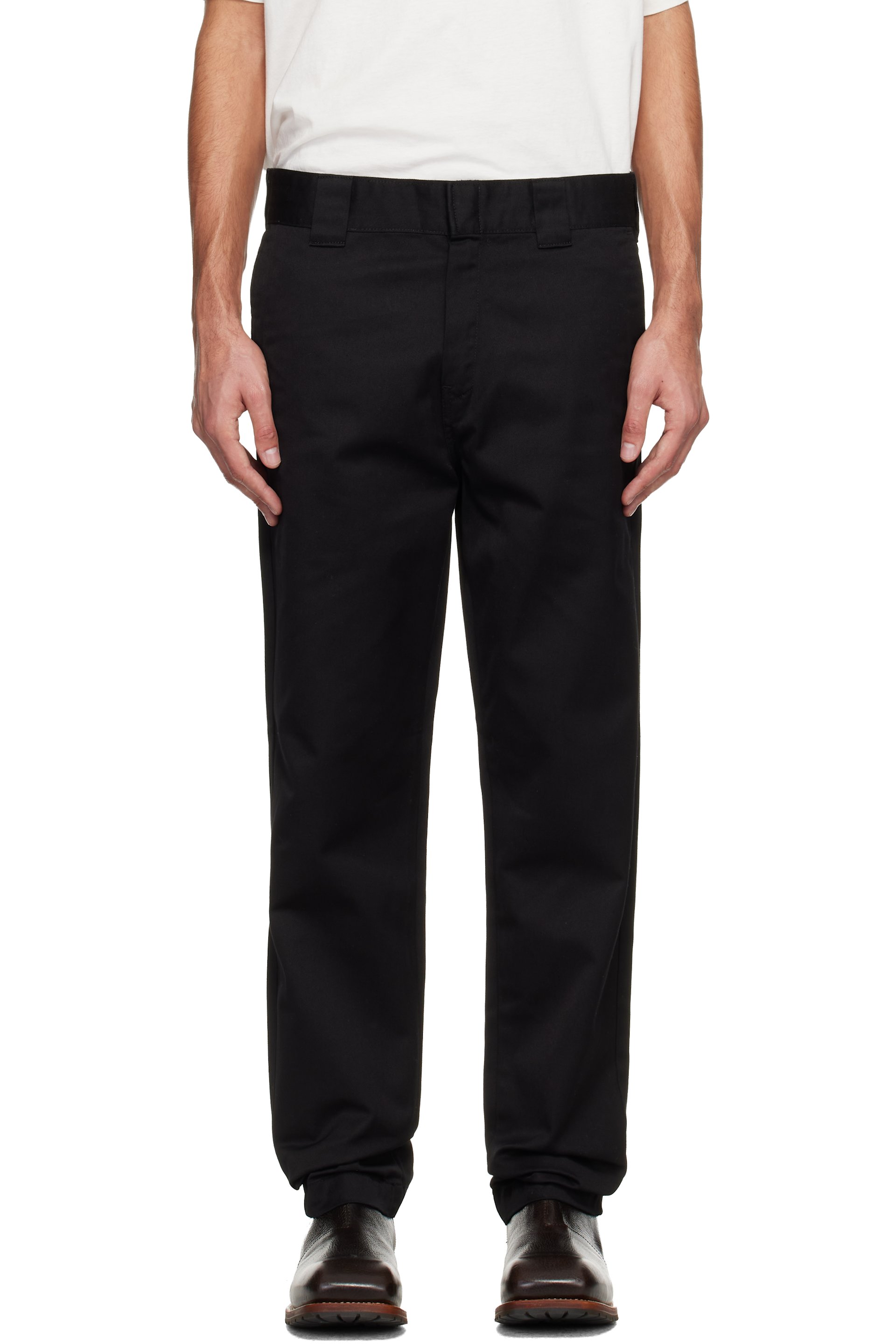 Carhartt Work In Progress - Black Rinsed Tapered Master Trousers