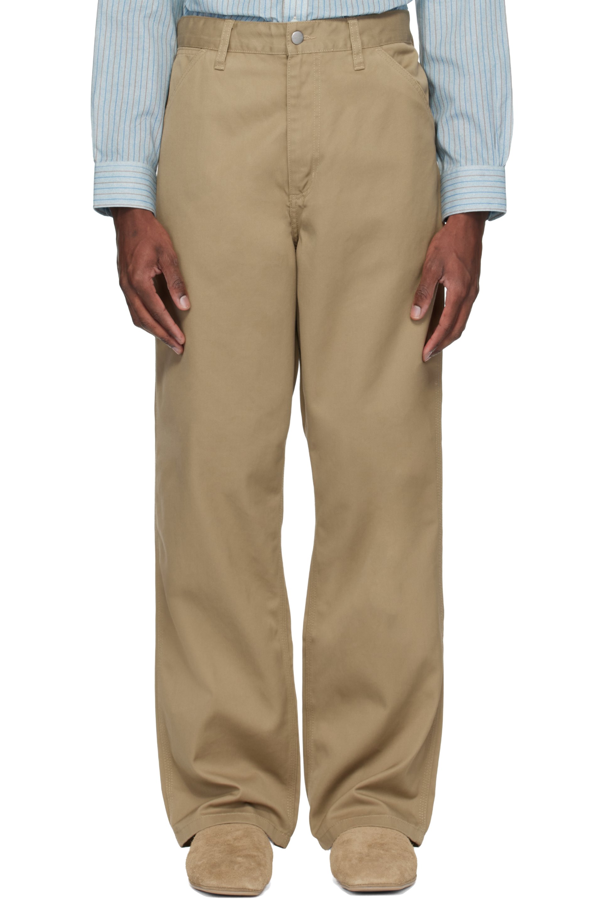 Carhartt Work In Progress - Tan Simple Trousers