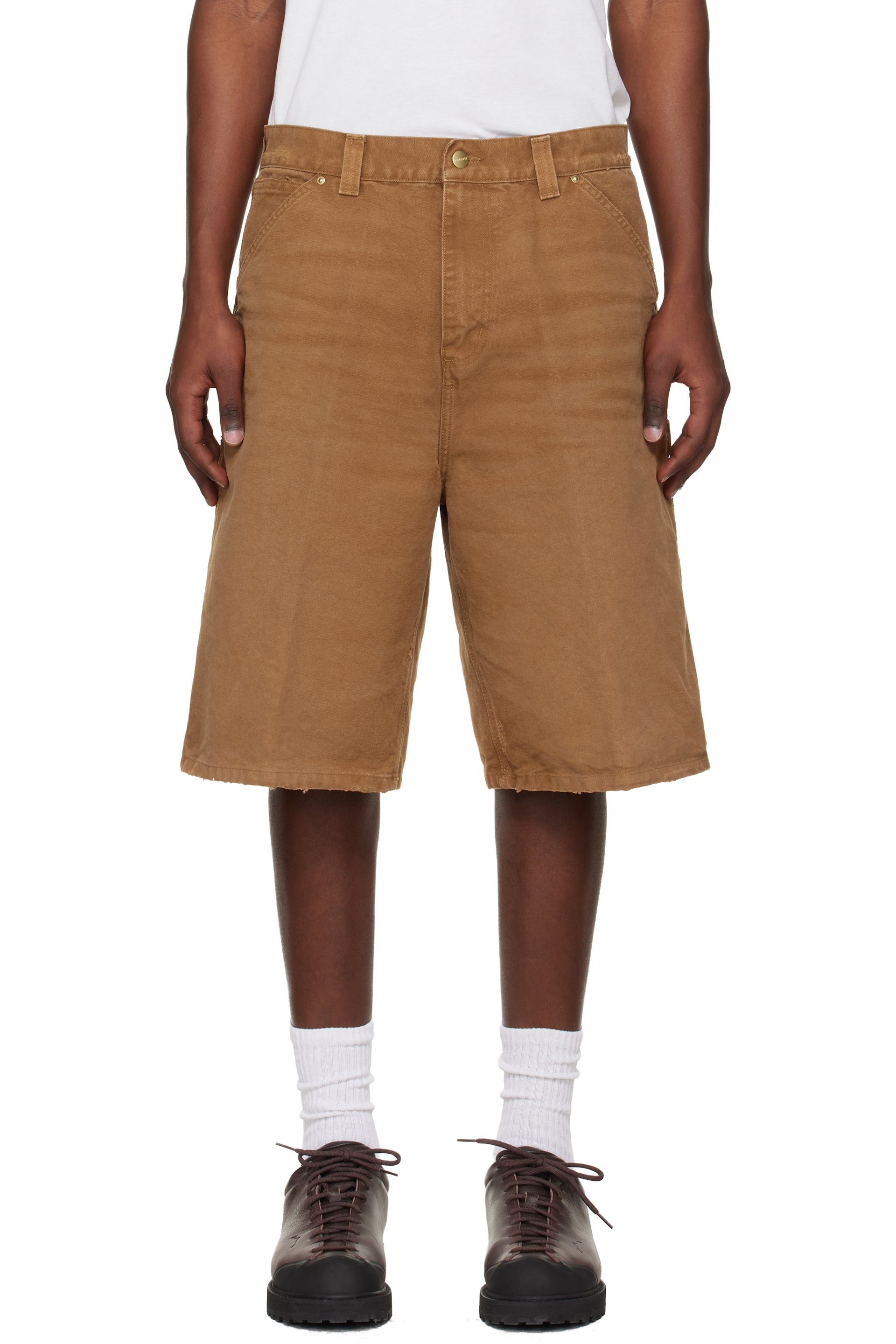 Carhartt Work In Progress - Brown OG Double Knee Shorts