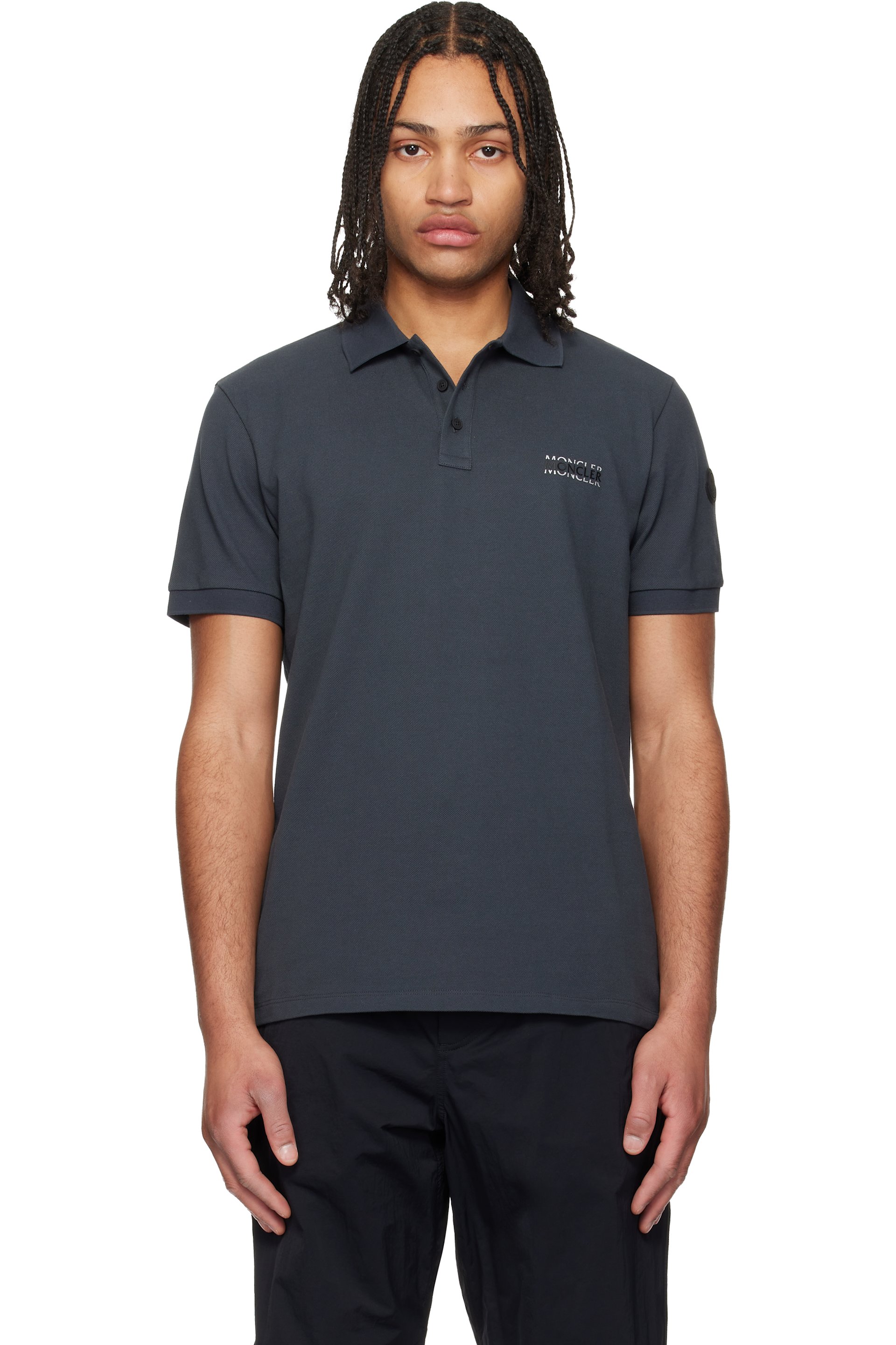 Moncler Polos for Men | SSENSE Canada