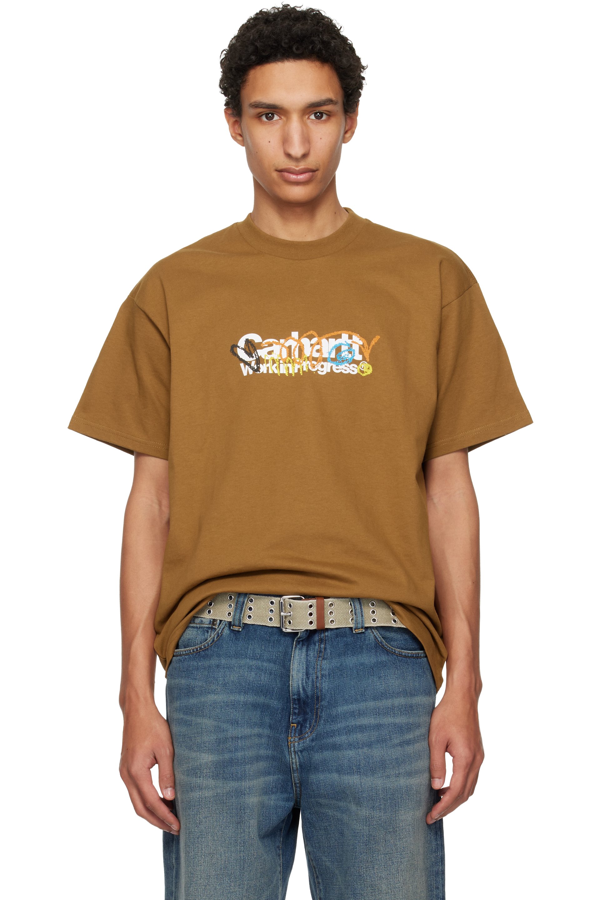 Carhartt Work In Progress - Brown S/S Primary T-shirt