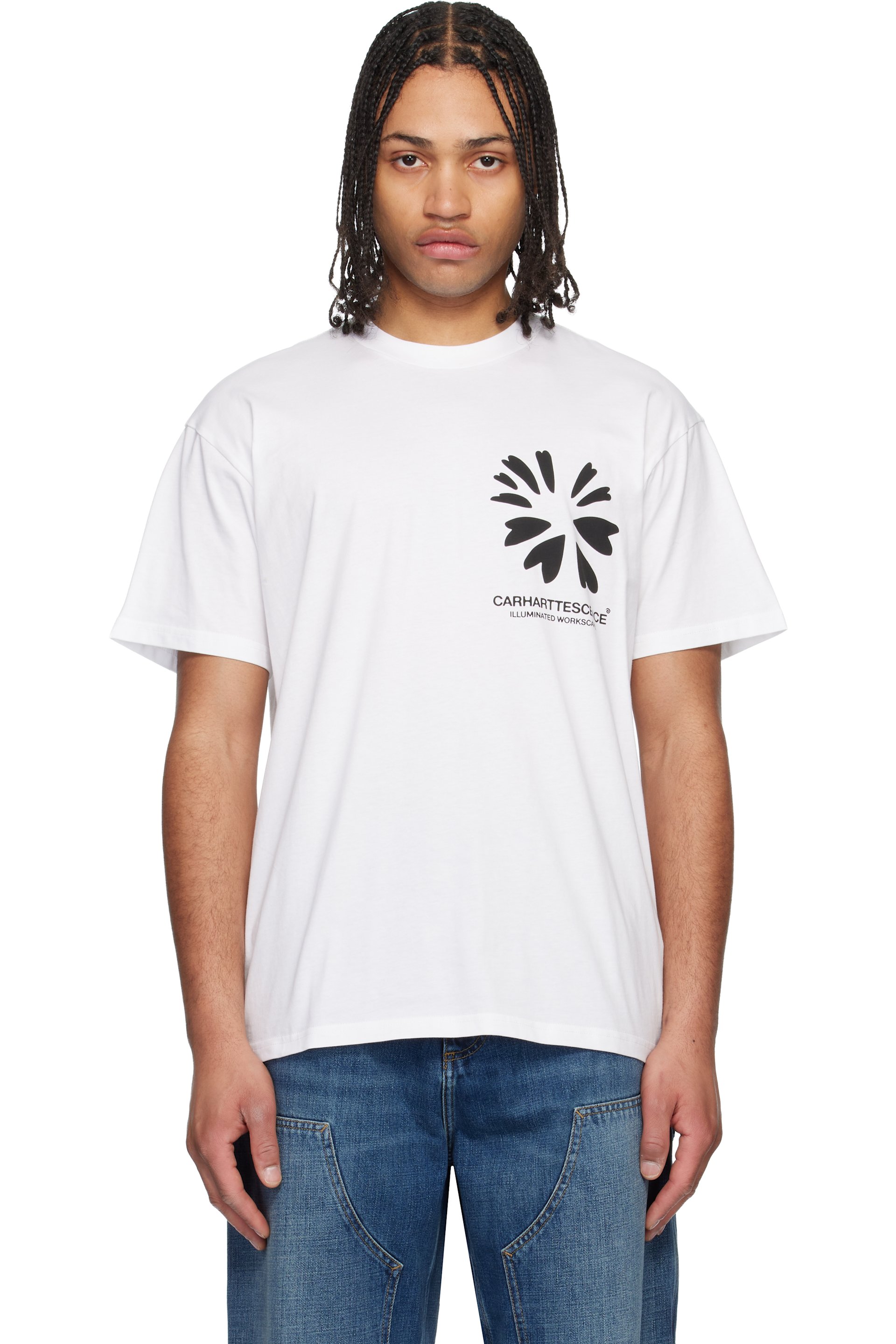 Carhartt Work In Progress - White Compy T-shirt