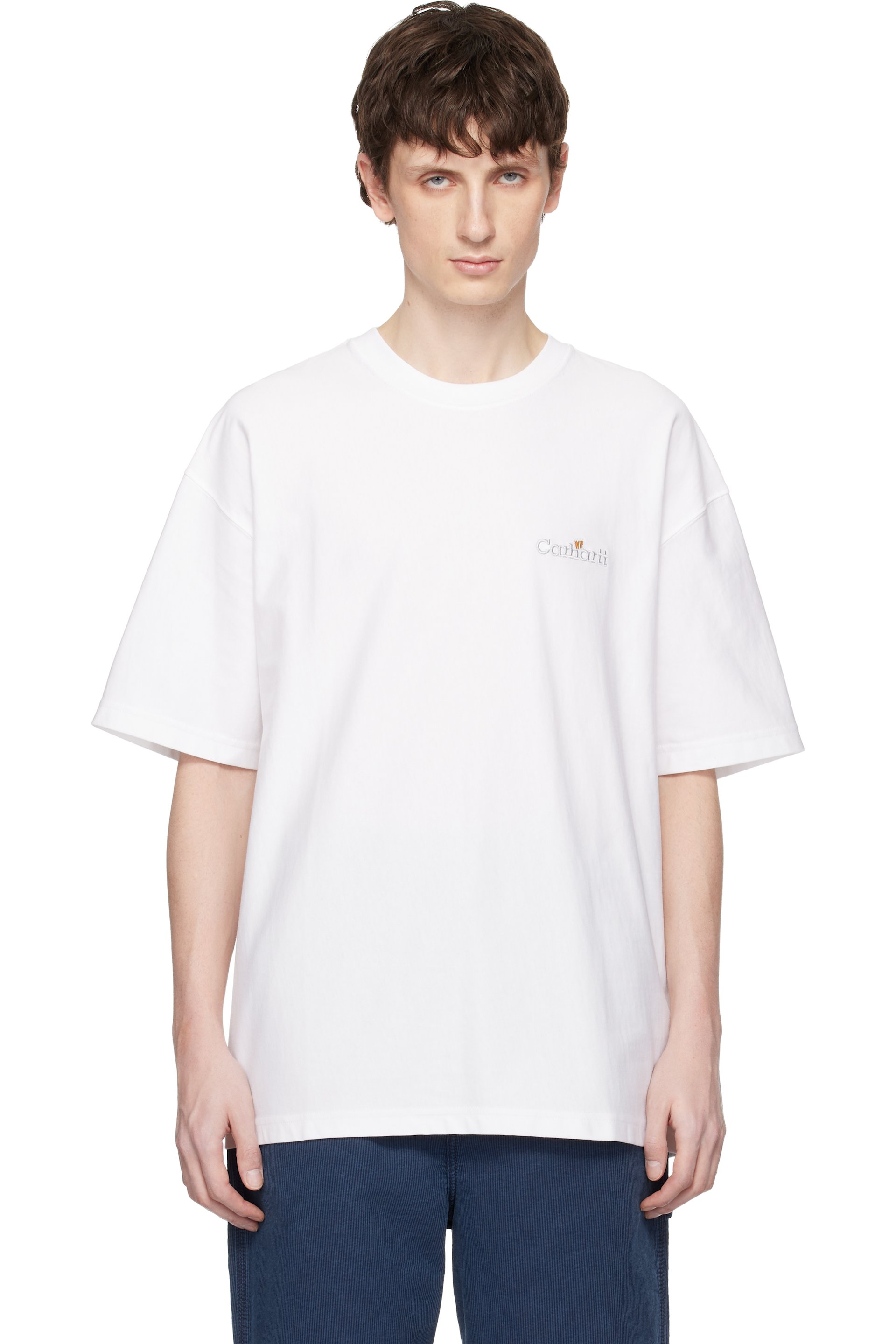 Carhartt Work In Progress - White WIP Label T-shirt
