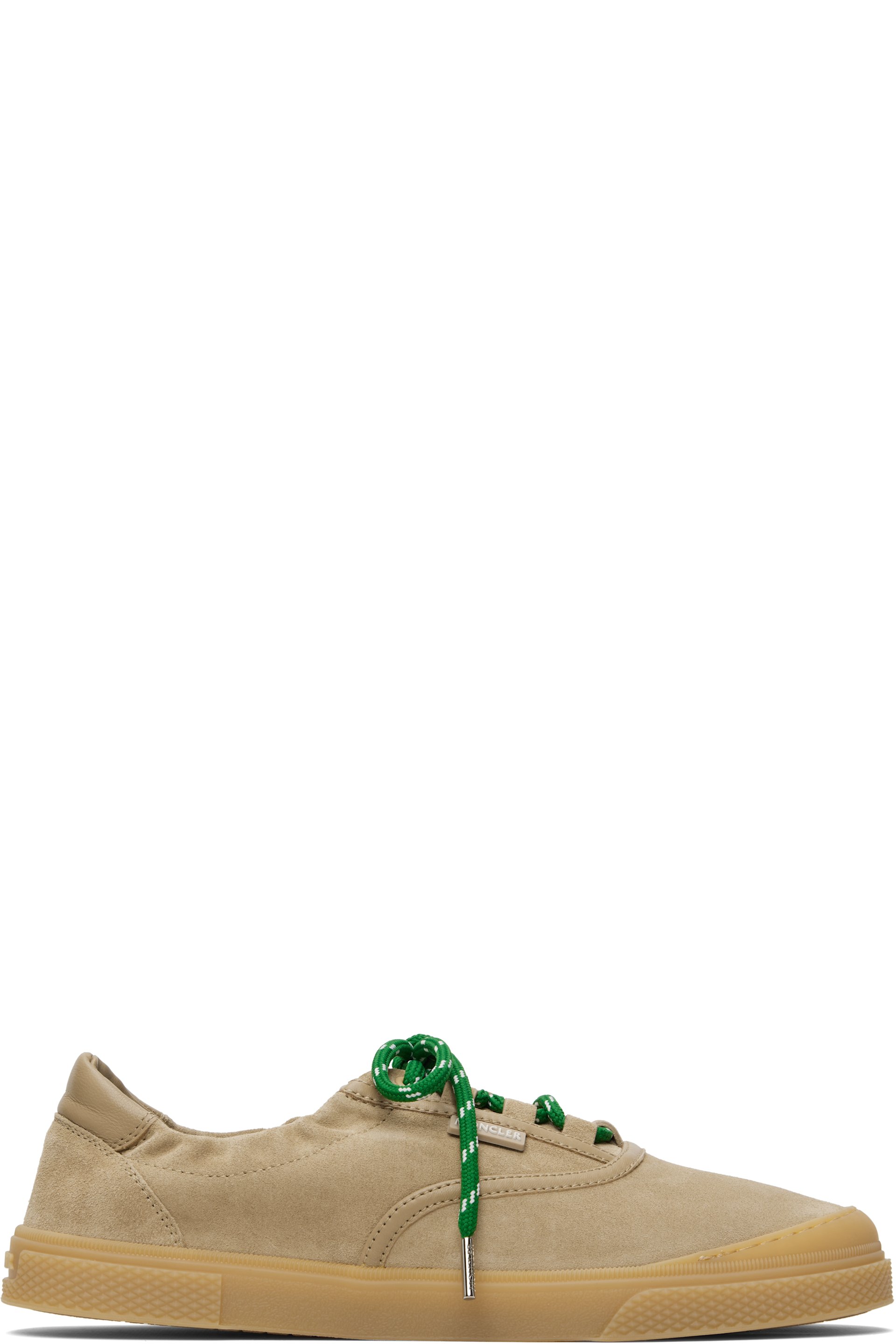 Moncler - Beige Vera Leisure Suede Sneakers