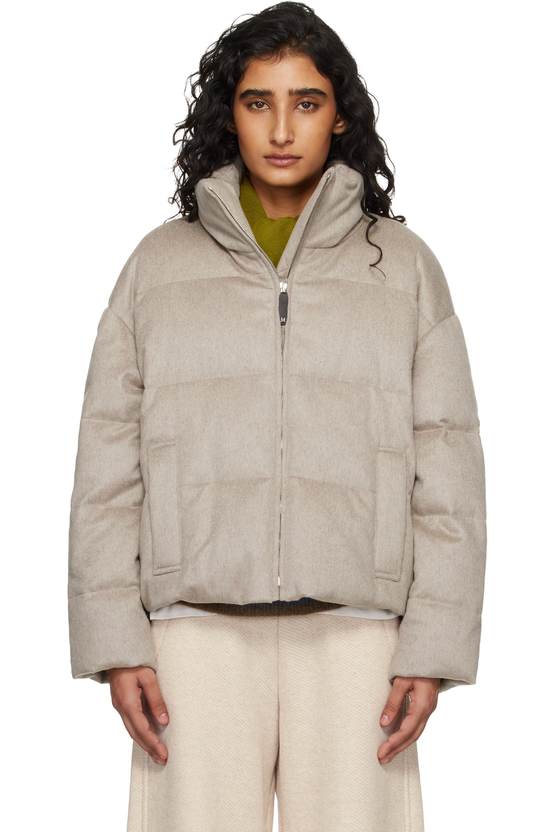 Max Mara - Taupe Destino Down Jacket