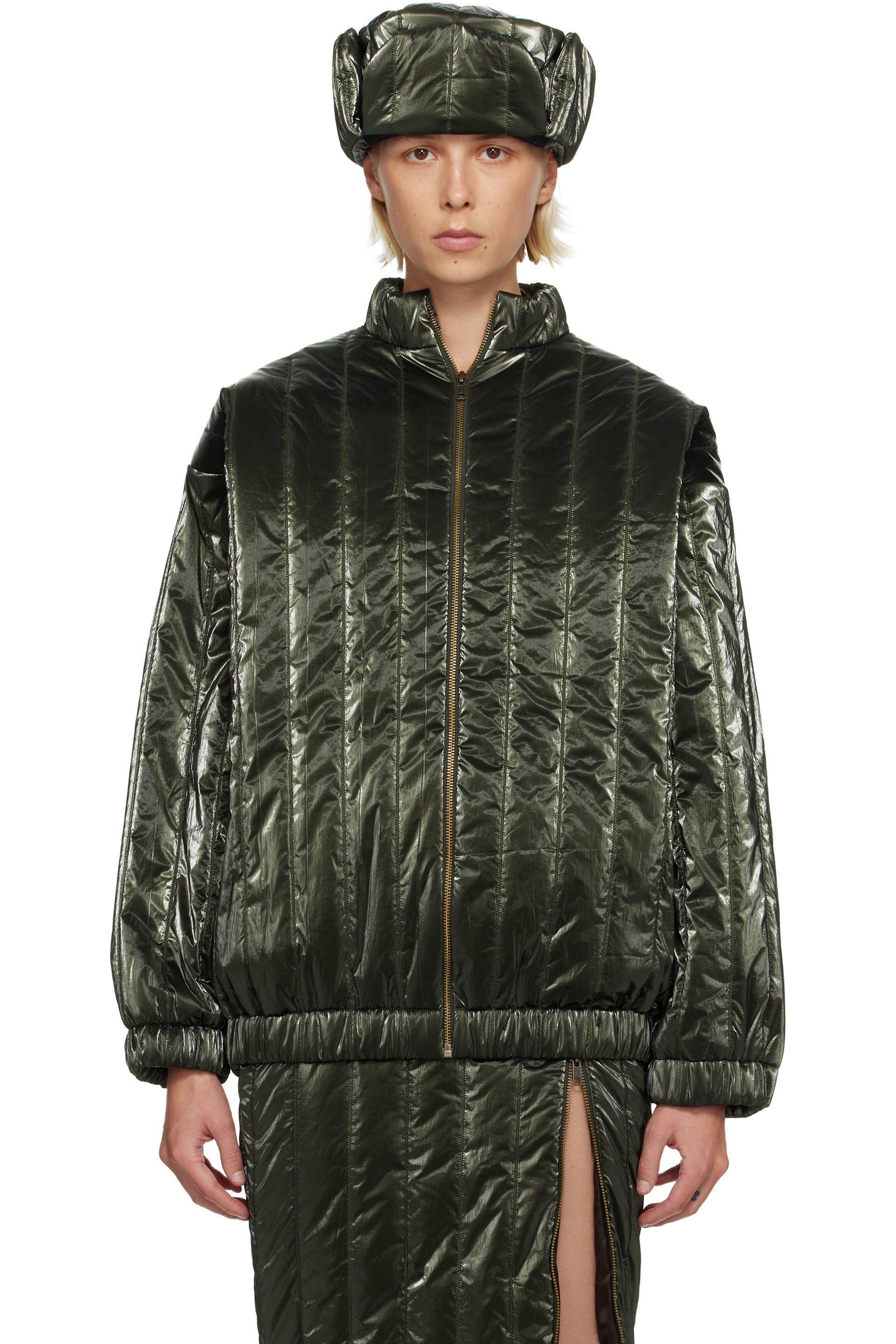 Nicklas Skovgaard - SSENSE Exclusive Green Cecilia Jacket