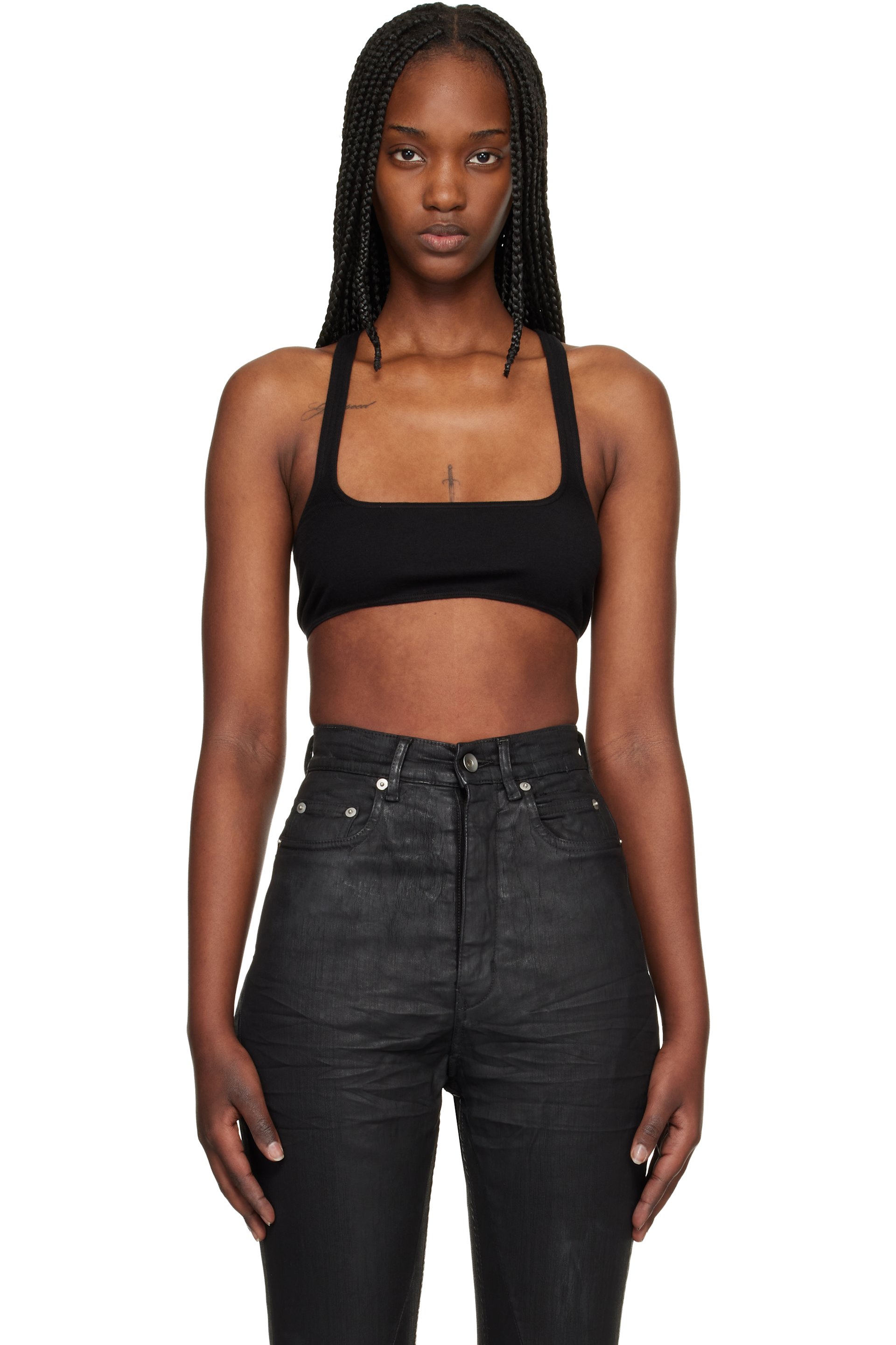 Rick Owens DRKSHDW - Haut Unhorny noir - Temple
