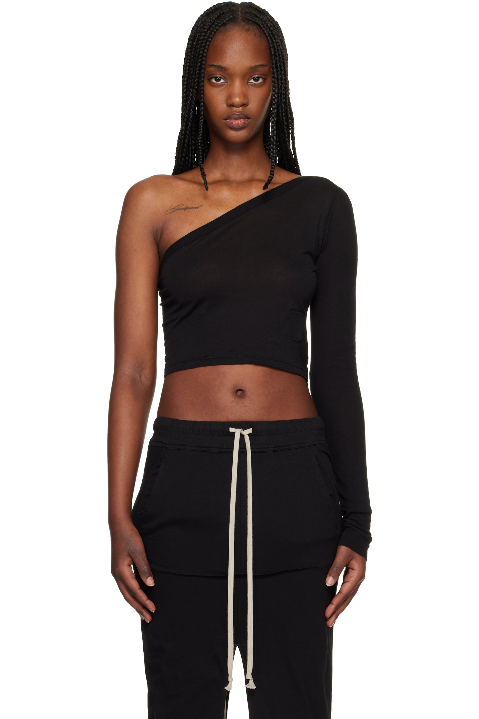 Rick Owens DRKSHDW - T-shirt Ziggy noir - Temple
