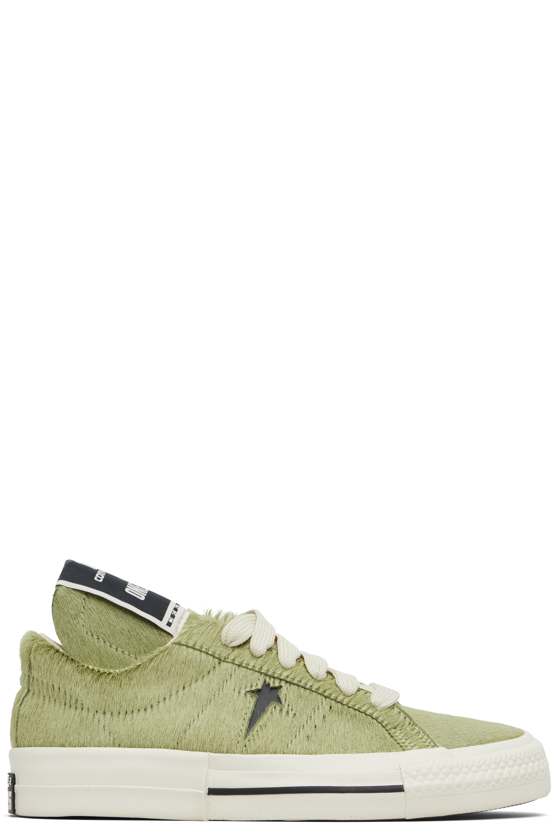 Rick Owens DRKSHDW - Baskets Onestr jaunes édition Converse