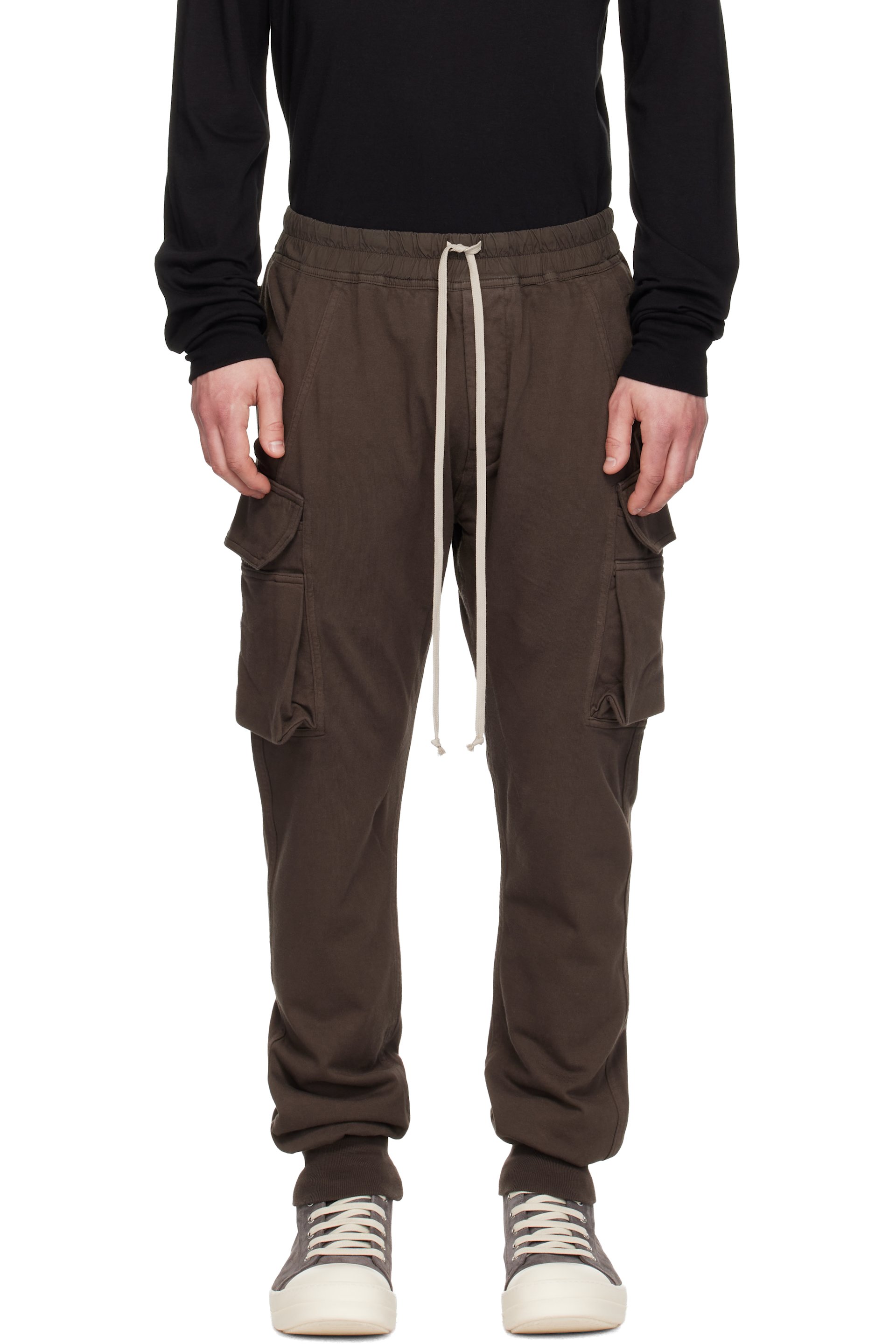 Rick Owens DRKSHDW - Gray Temple Mastodon Cut Cargo Pants