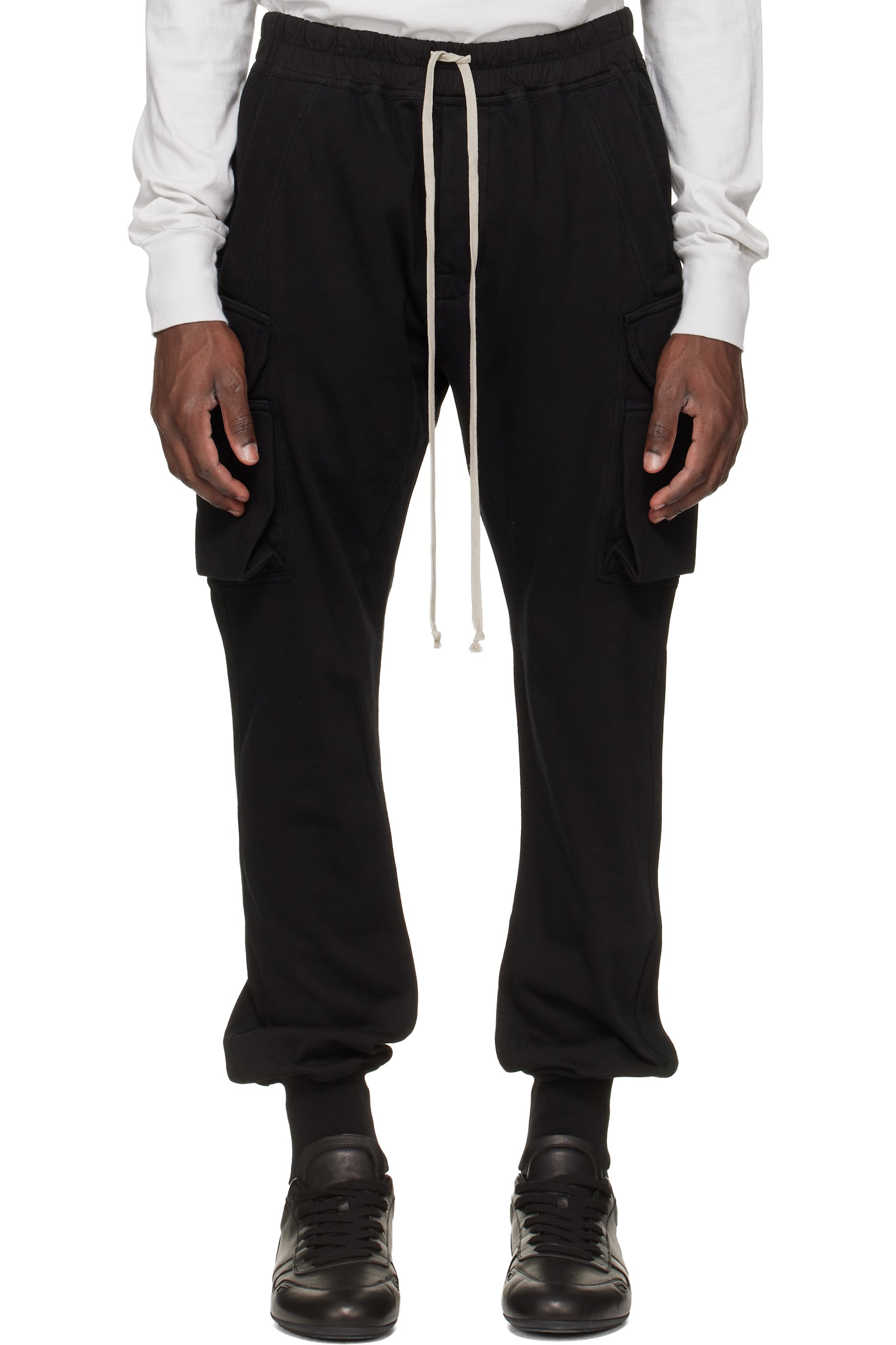 Rick Owens DRKSHDW - Black Temple Mastodon Cut Sweatpants