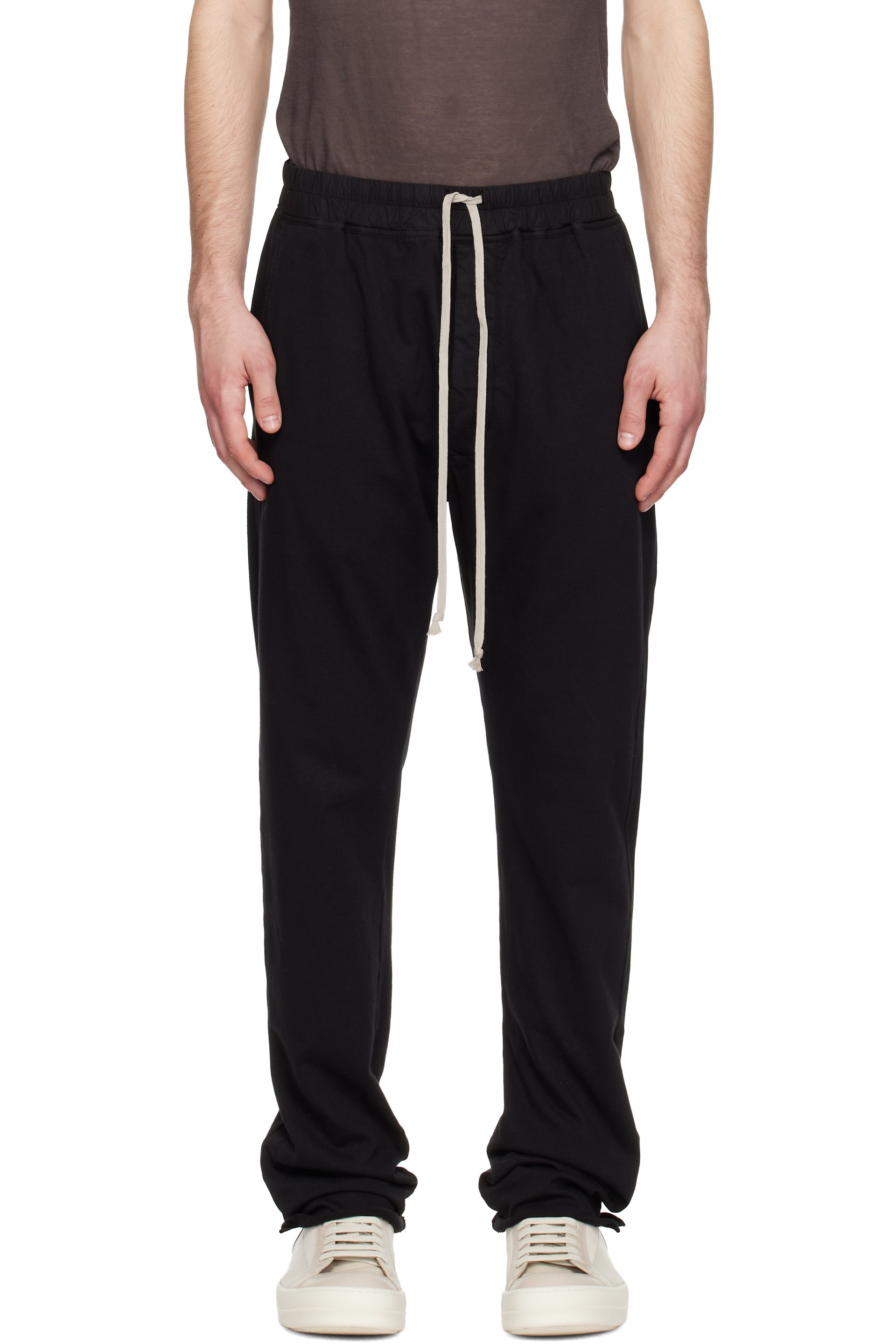 Rick Owens Drkshdw - 블랙 템플 베를린 드로우스트링 스웨트팬츠